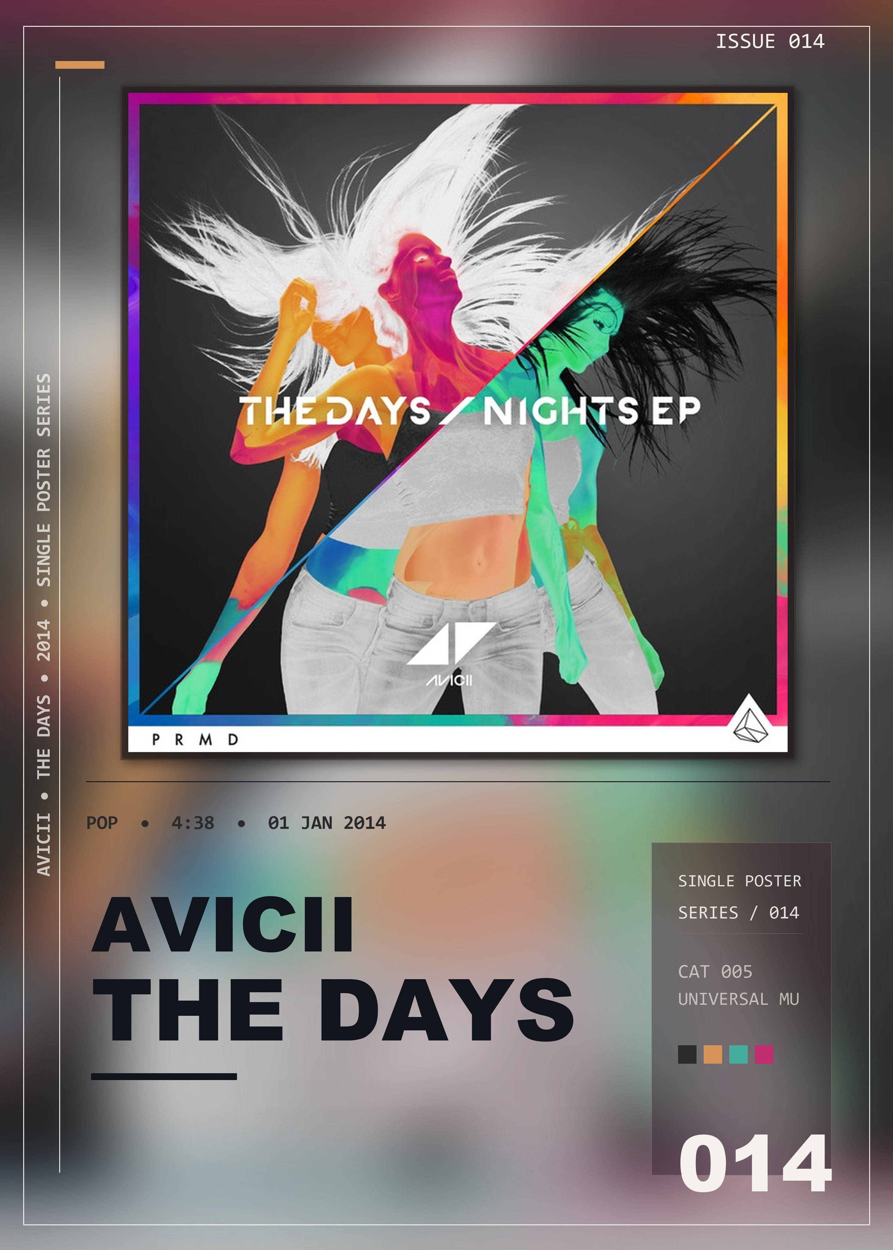 Music poster: Avicii - The Days