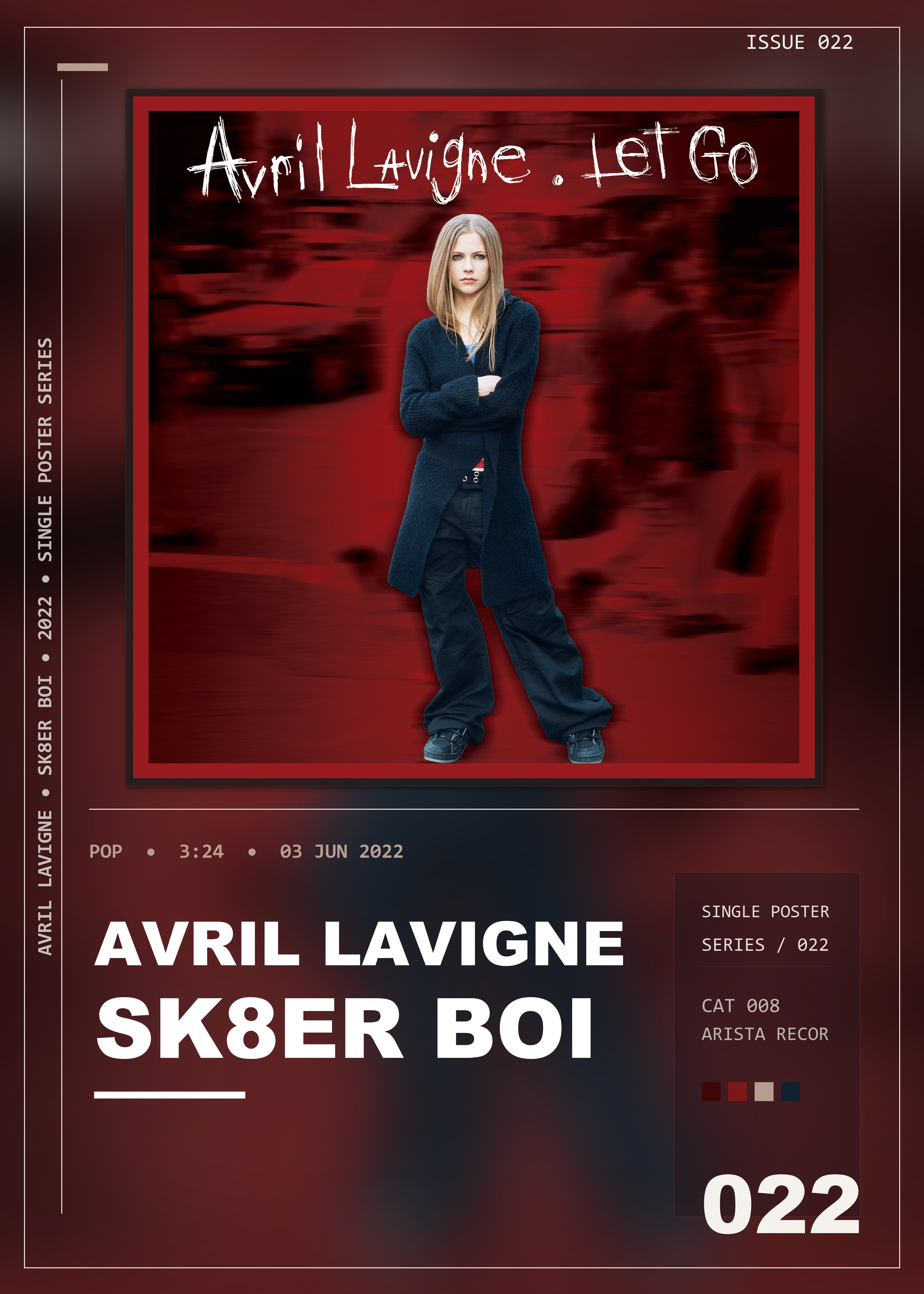 Music poster: Avril Lavigne - Sk8er Boi