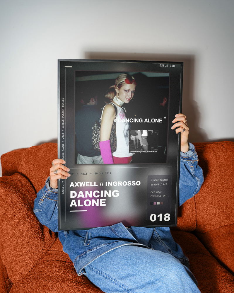 Music poster: Axwell Ingrosso - Dancing Alone