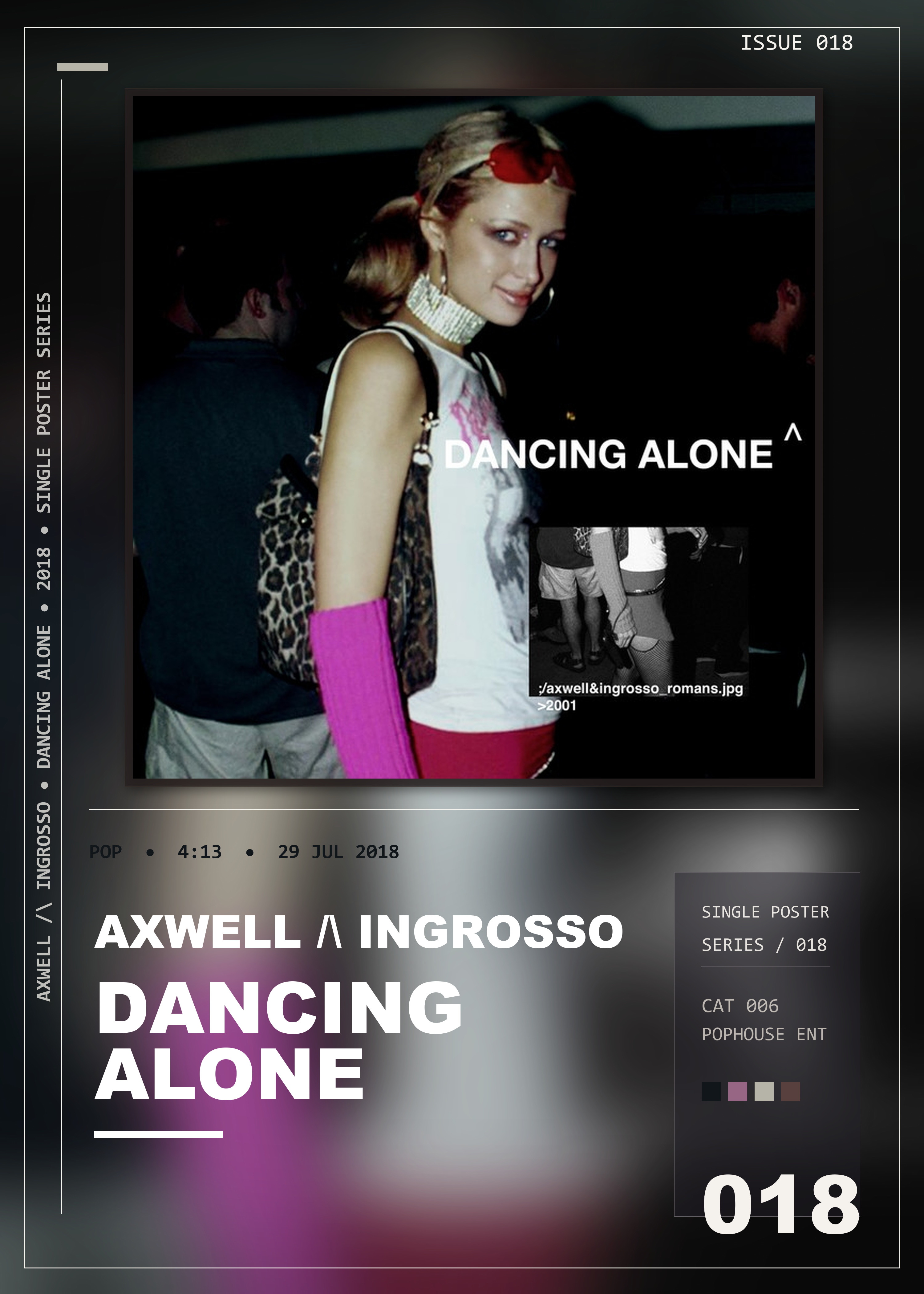 Music poster: Axwell Ingrosso - Dancing Alone