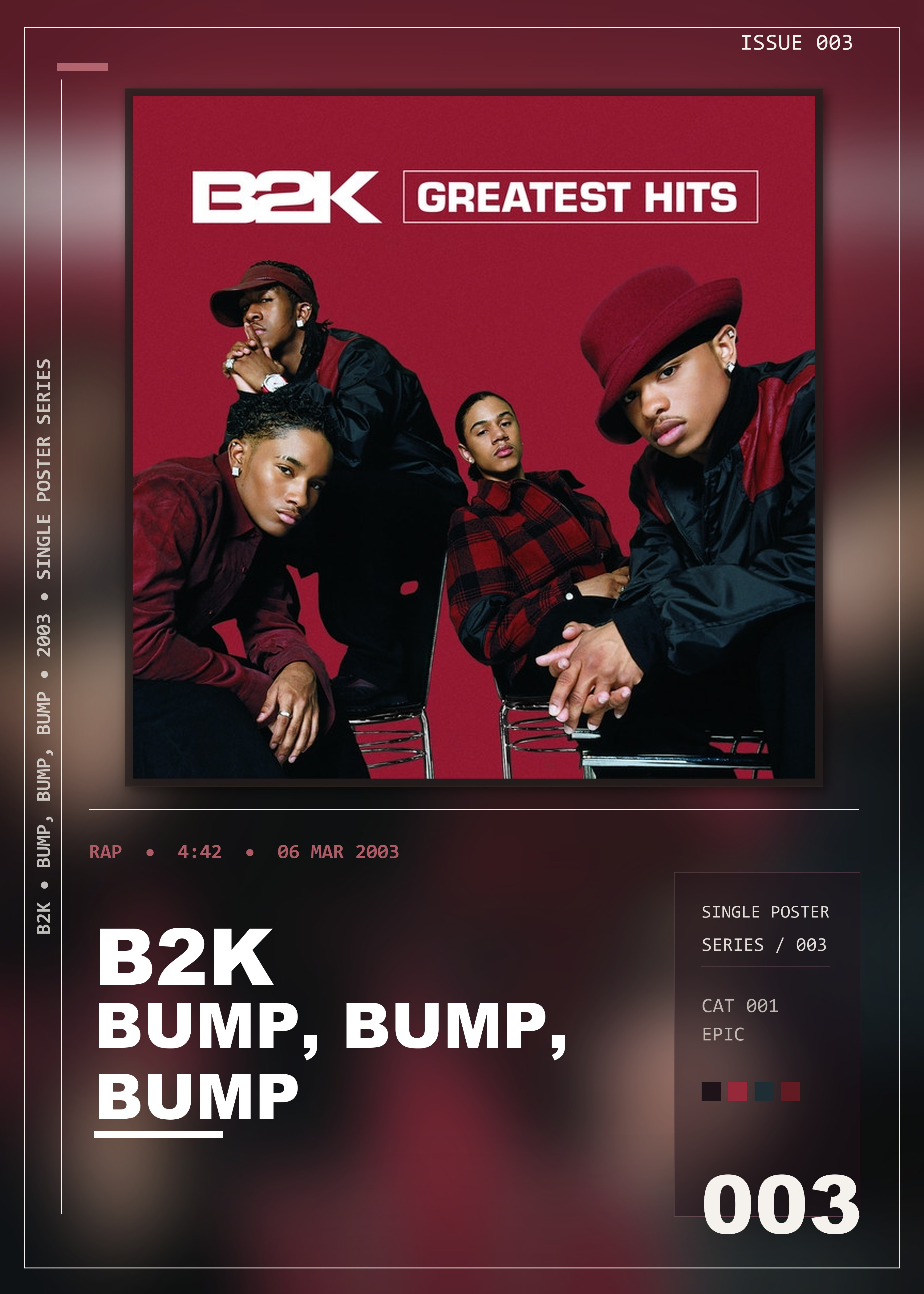 Music poster: B2K - Bump Bump Bump