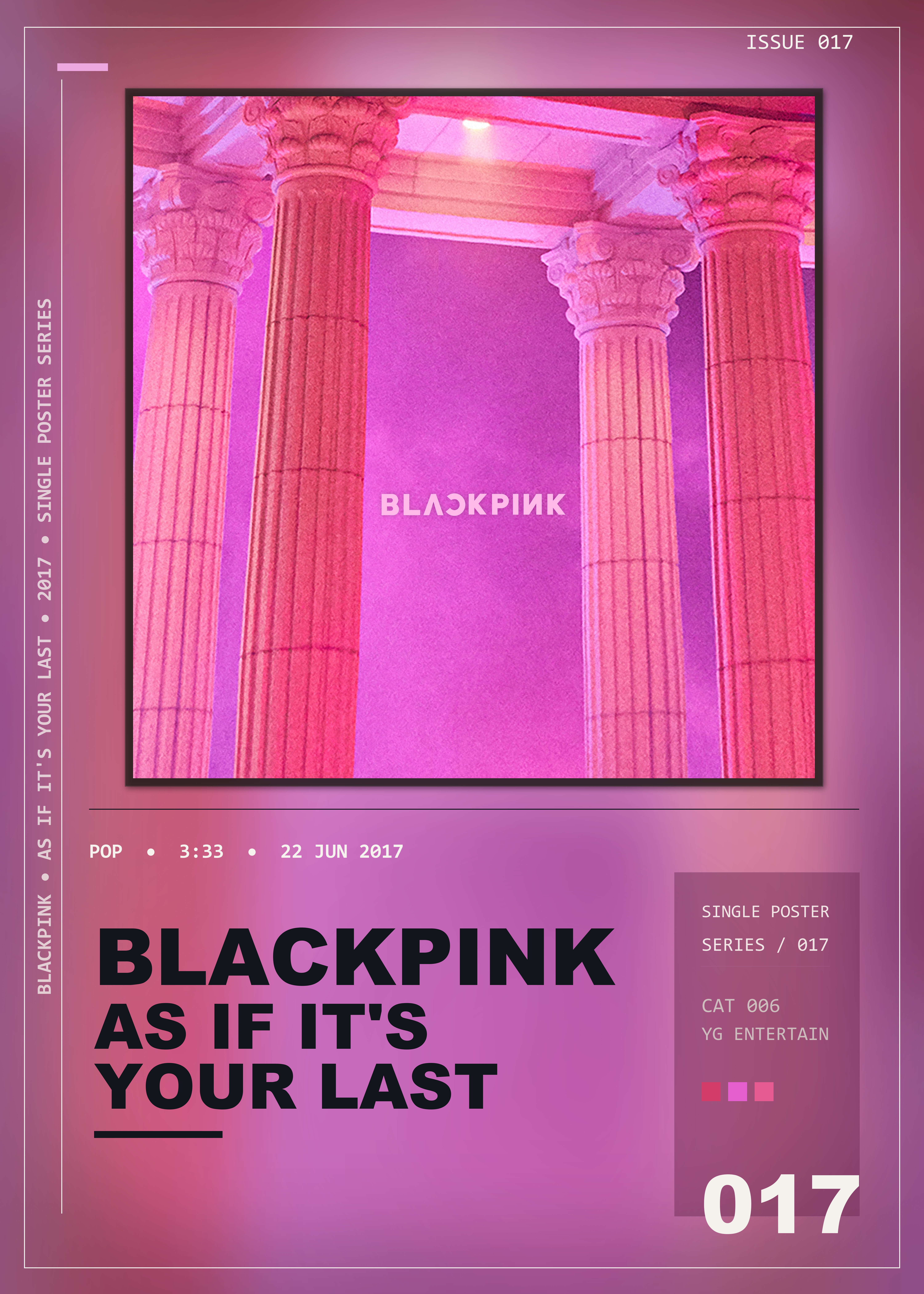 Music poster: BLACKPINK - As If Its Your Last