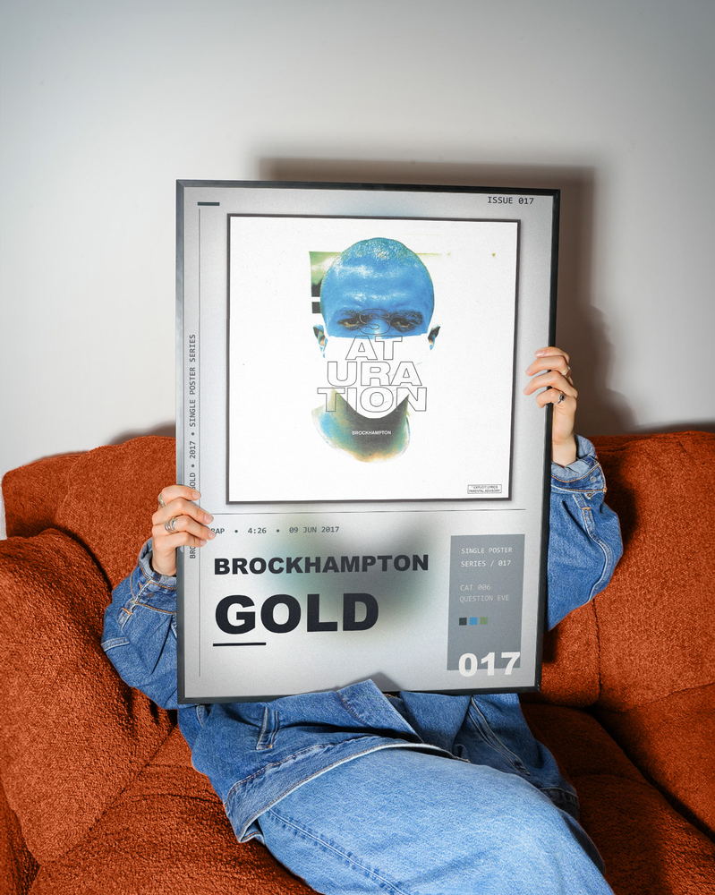 Music poster: BROCKHAMPTON - GOLD