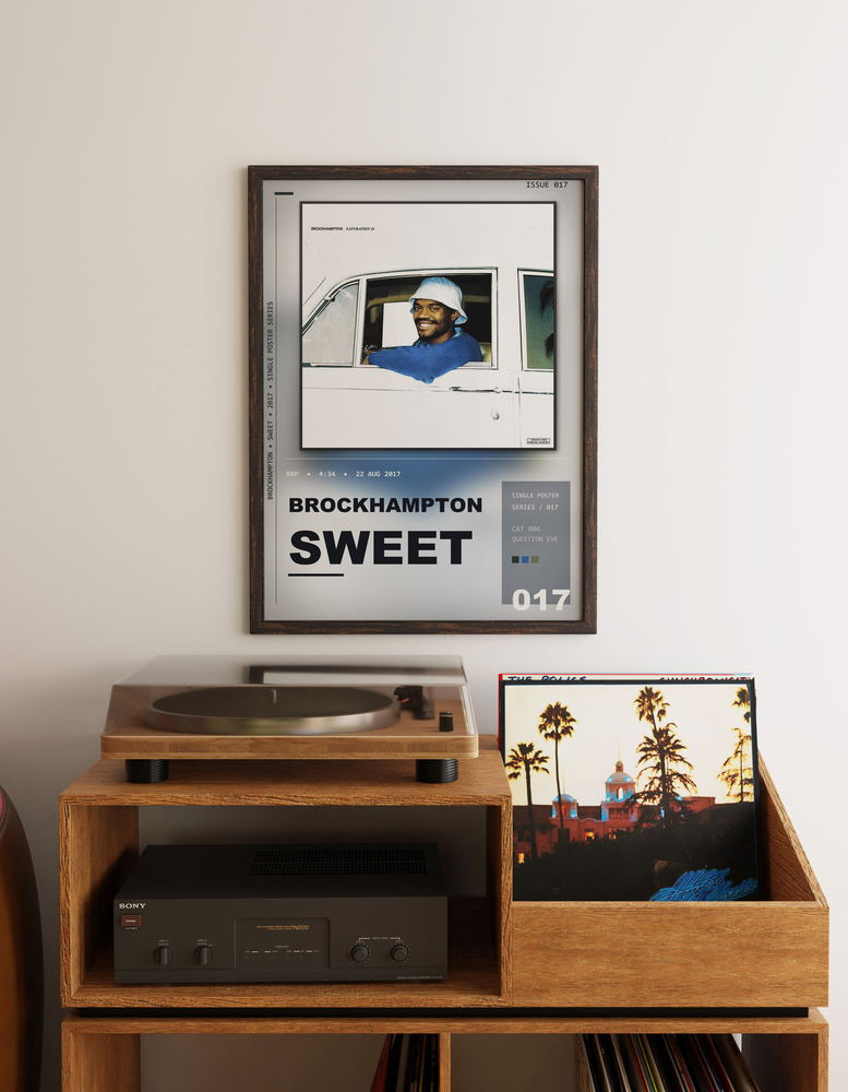 Music poster: BROCKHAMPTON - SWEET
