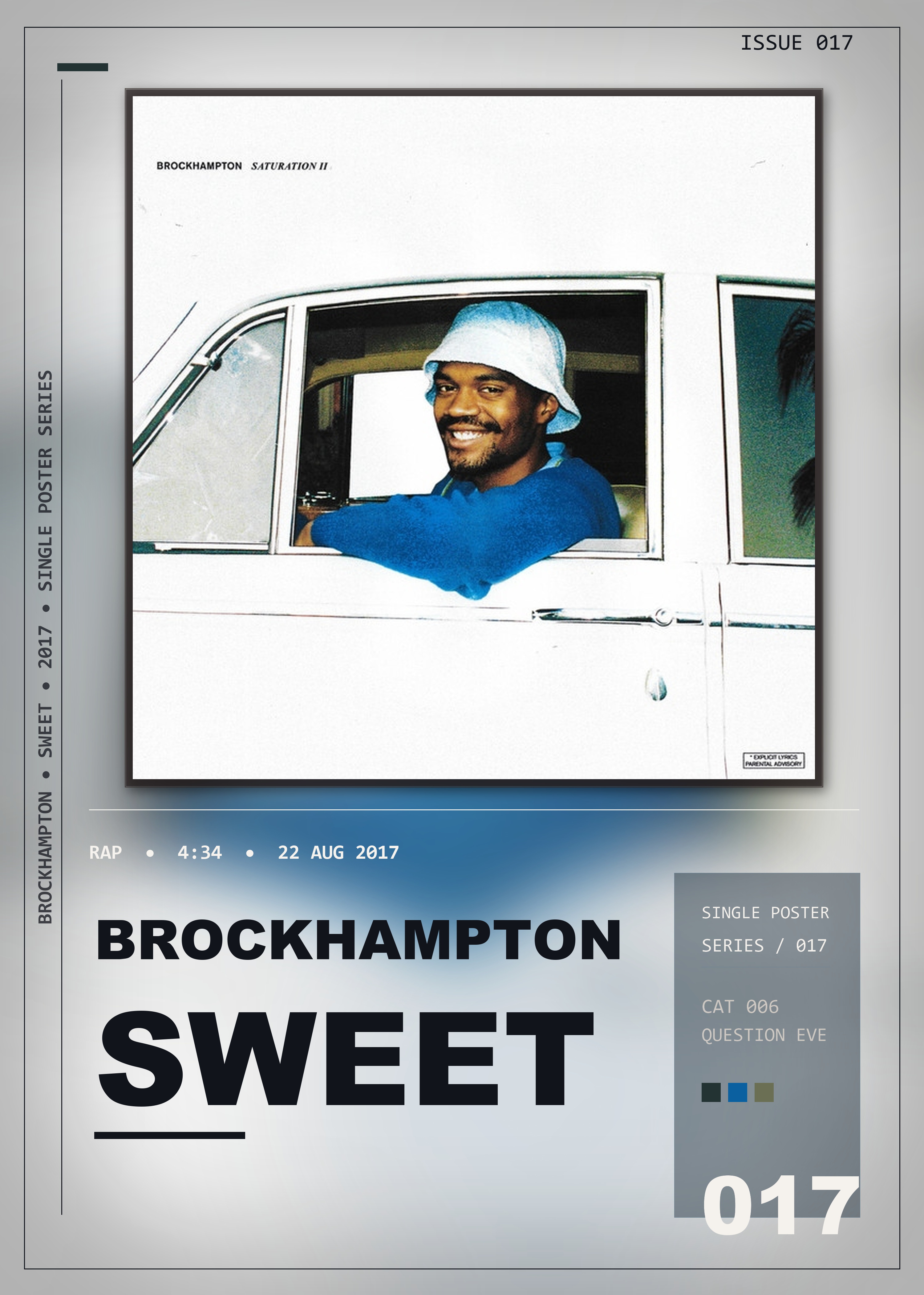 Music poster: BROCKHAMPTON - SWEET