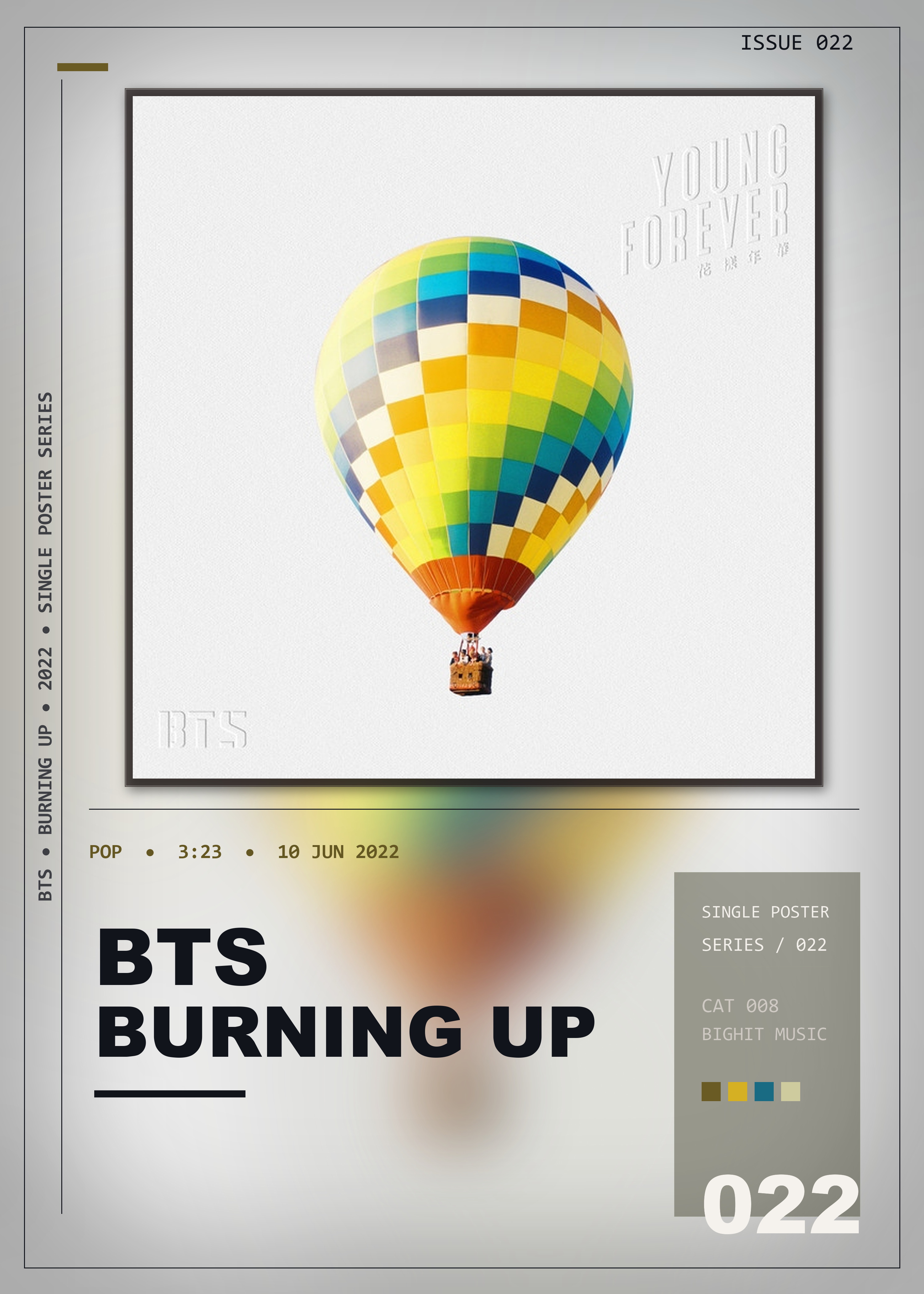 Music poster: BTS - Burning Up Fire