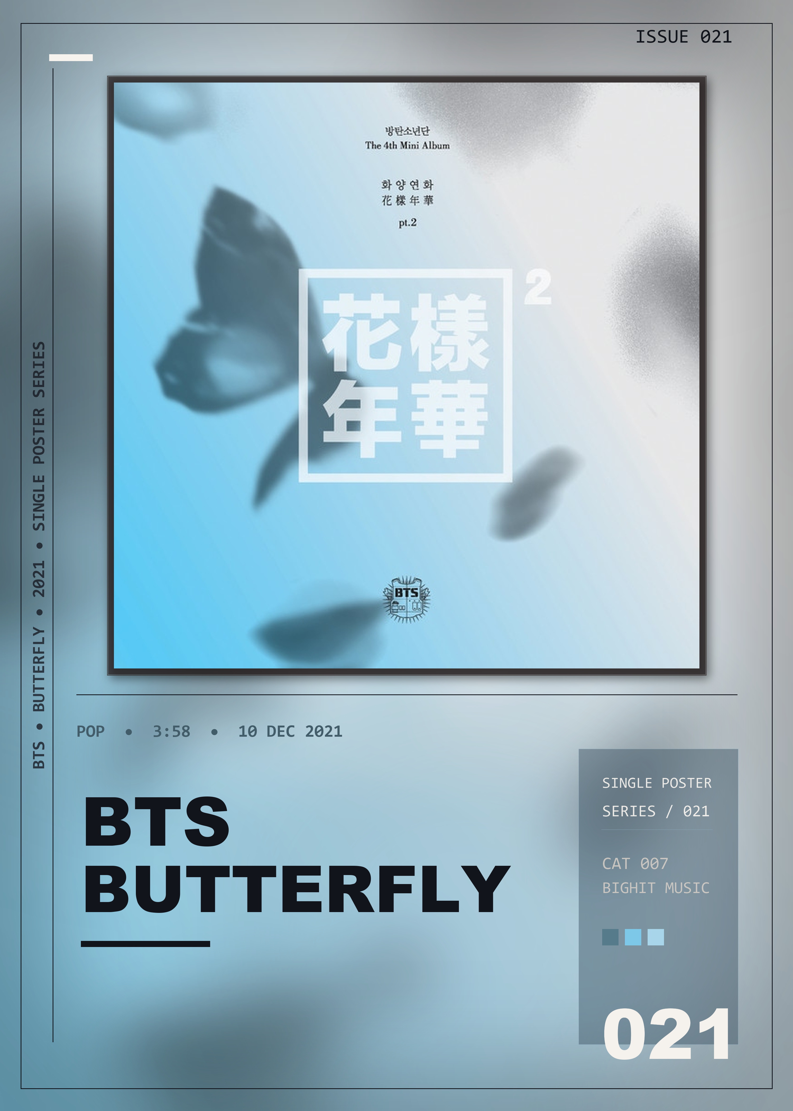 Music poster: BTS - Butterfly