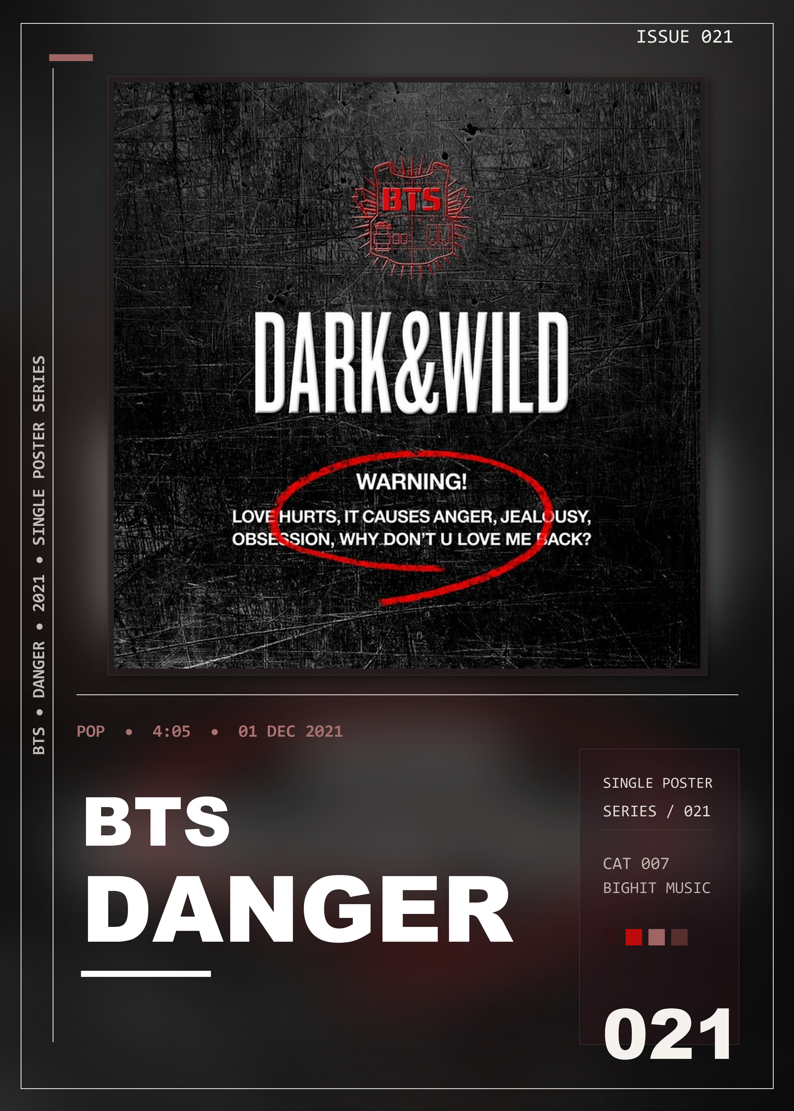 Music poster: BTS - Danger