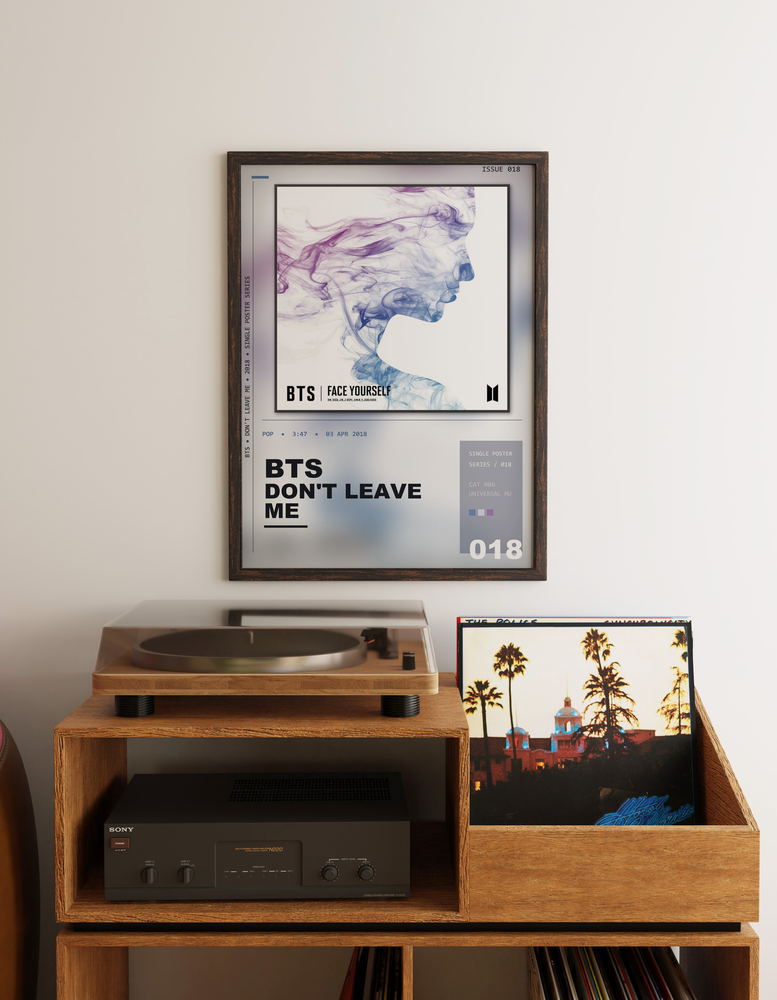Music poster: BTS - Dont Leave Me