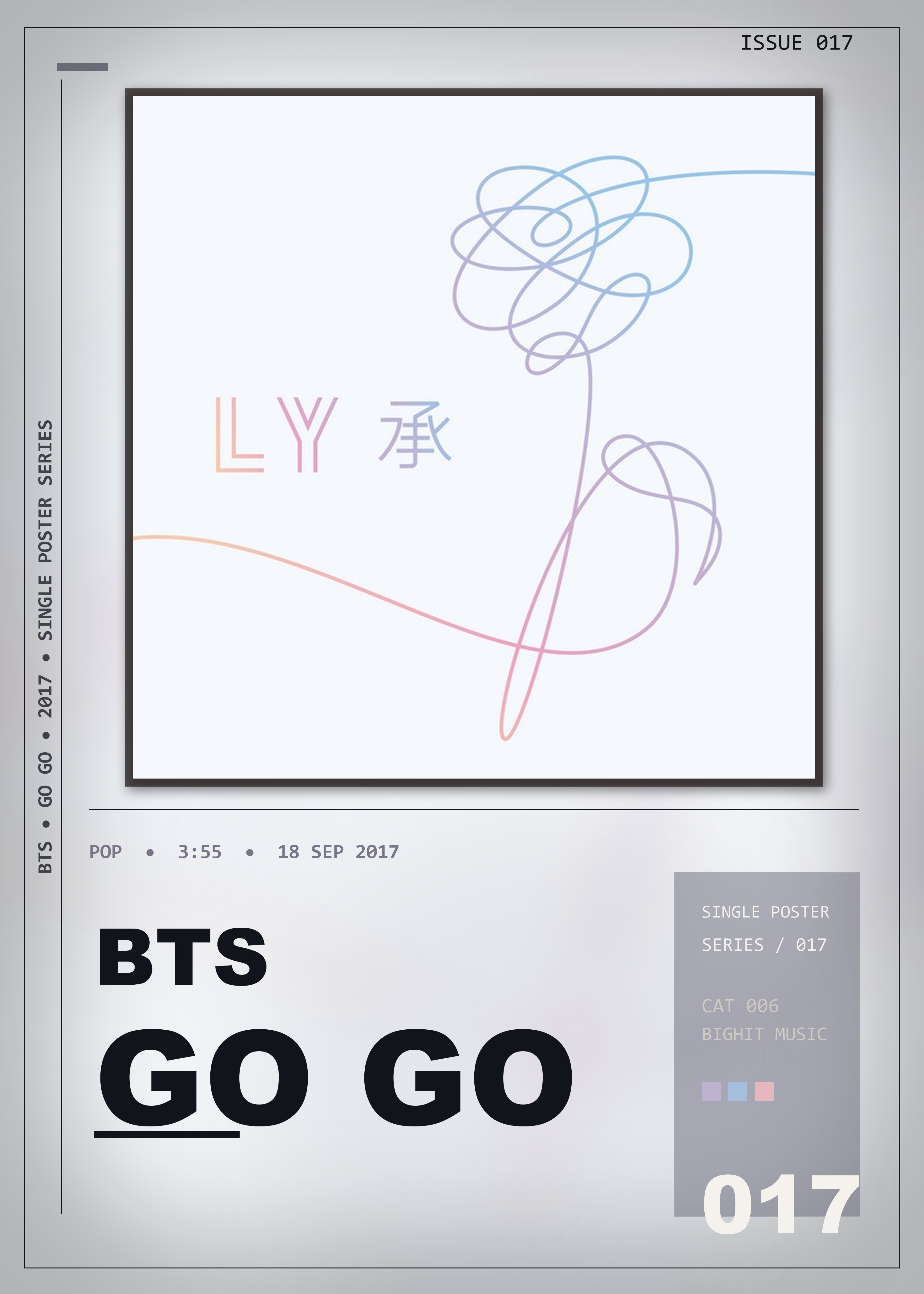 Music poster: BTS - Go Go