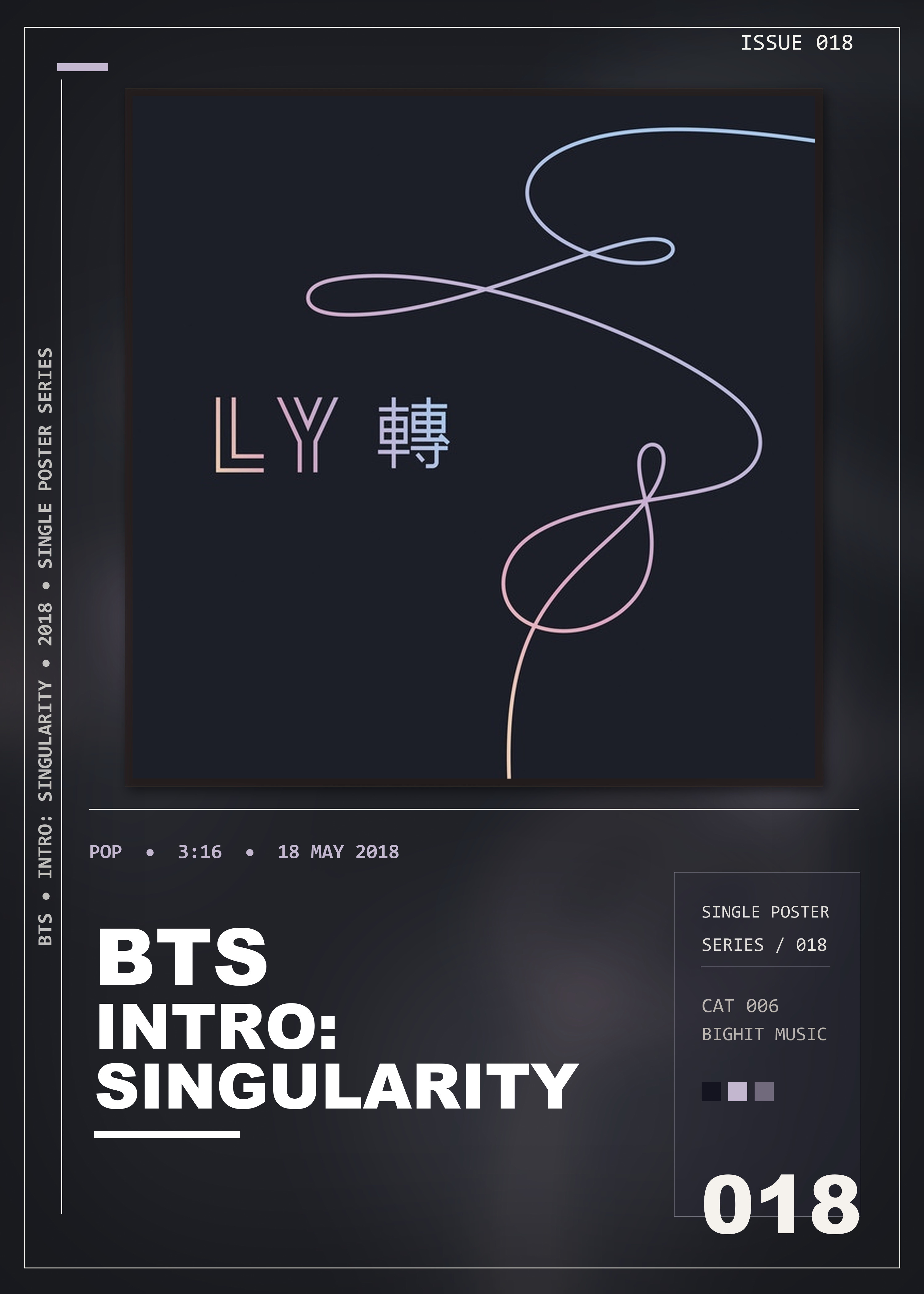 Music poster: BTS - Intro Singularity