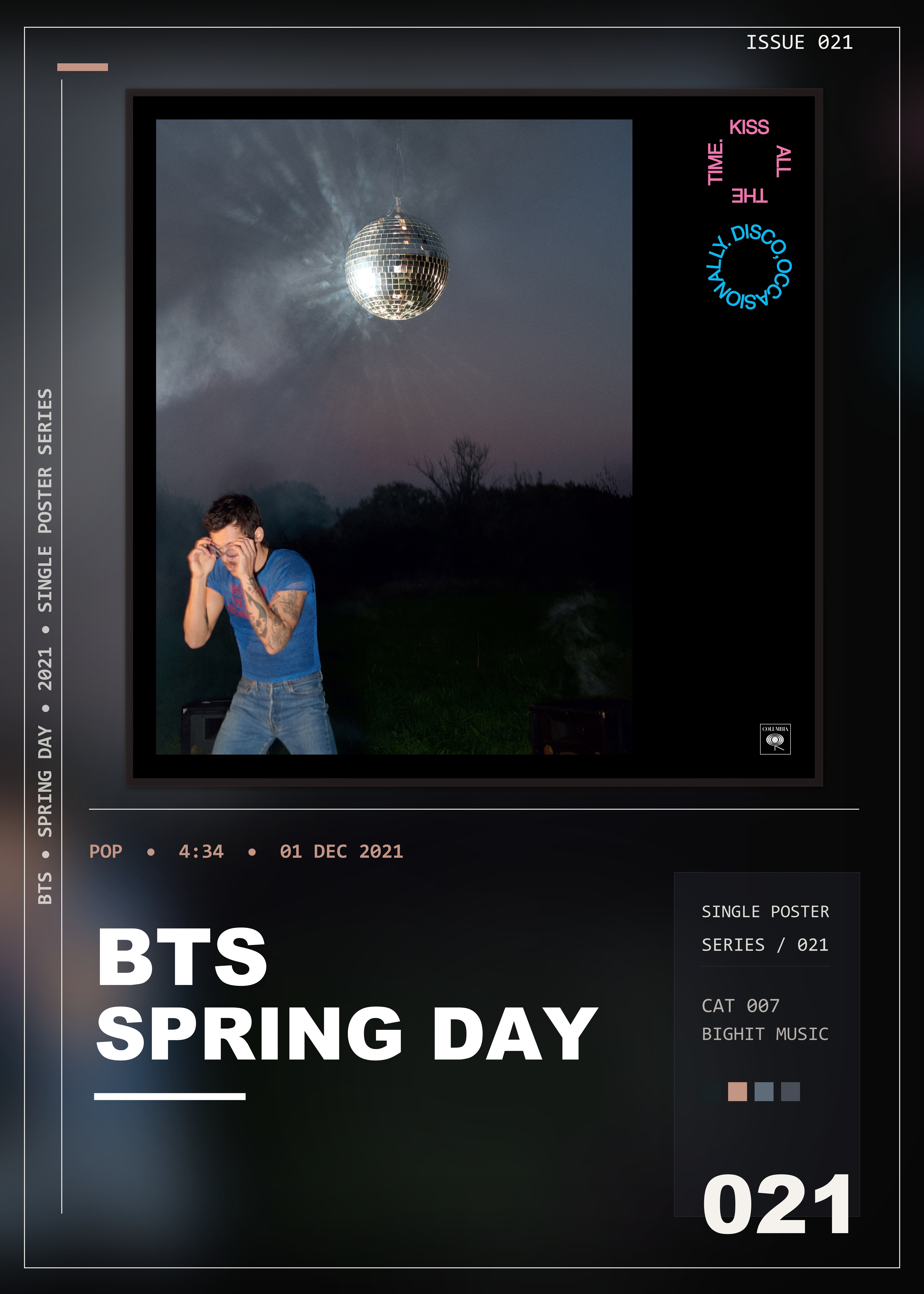Music poster: BTS - Spring Day