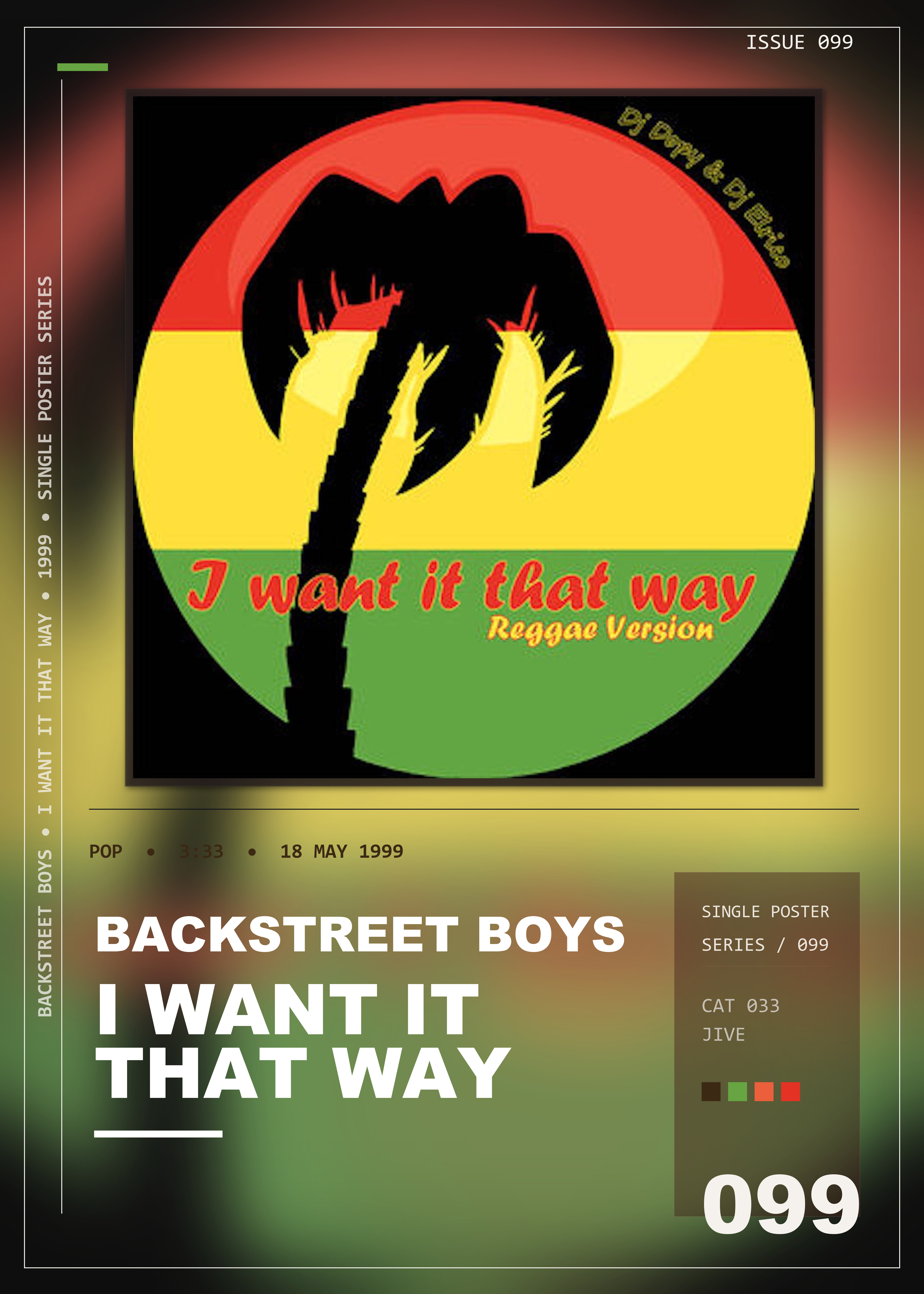 Music poster: Backstreet Boys - I Want It That Way