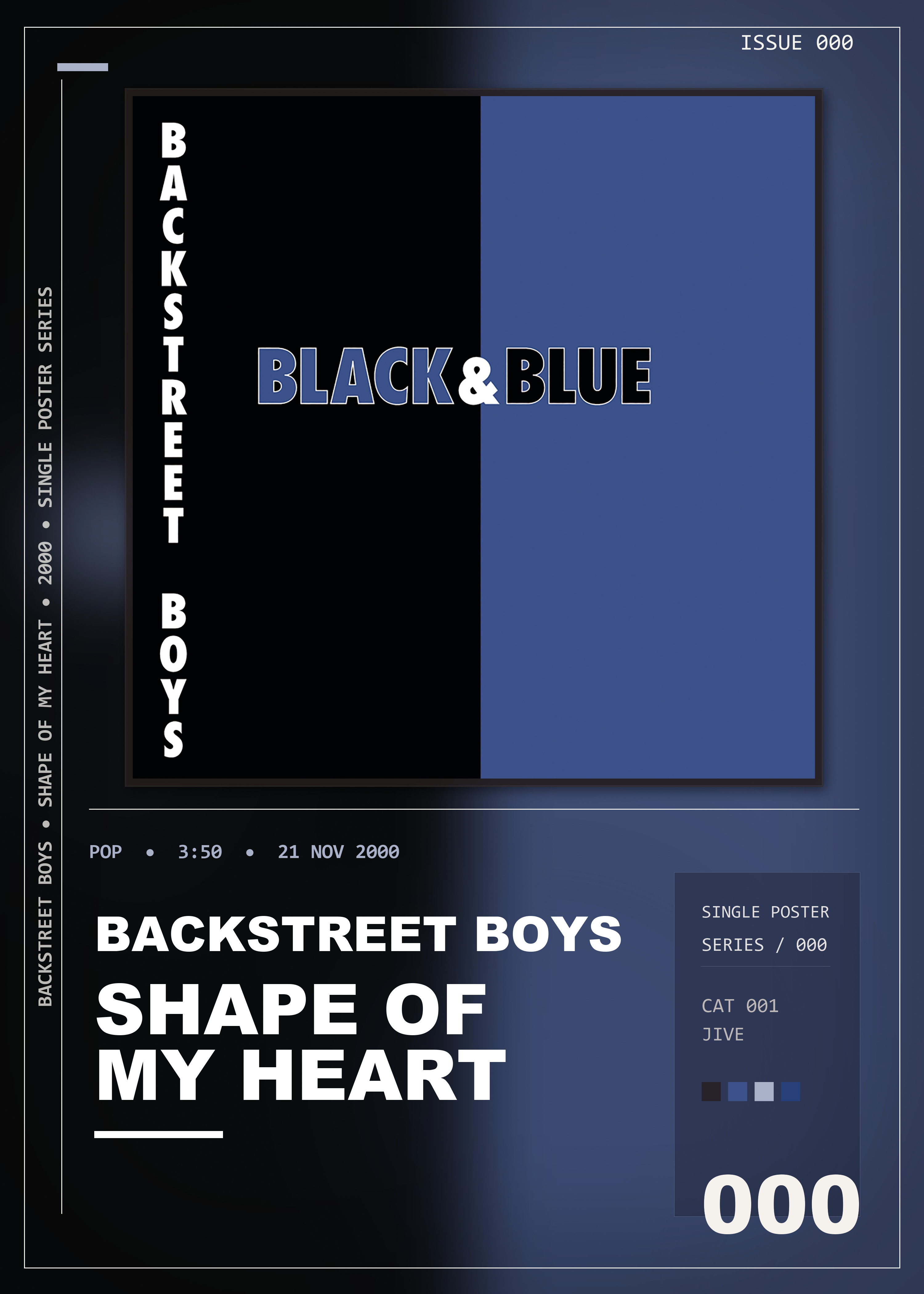 Music poster: Backstreet Boys - Shape of My Heart