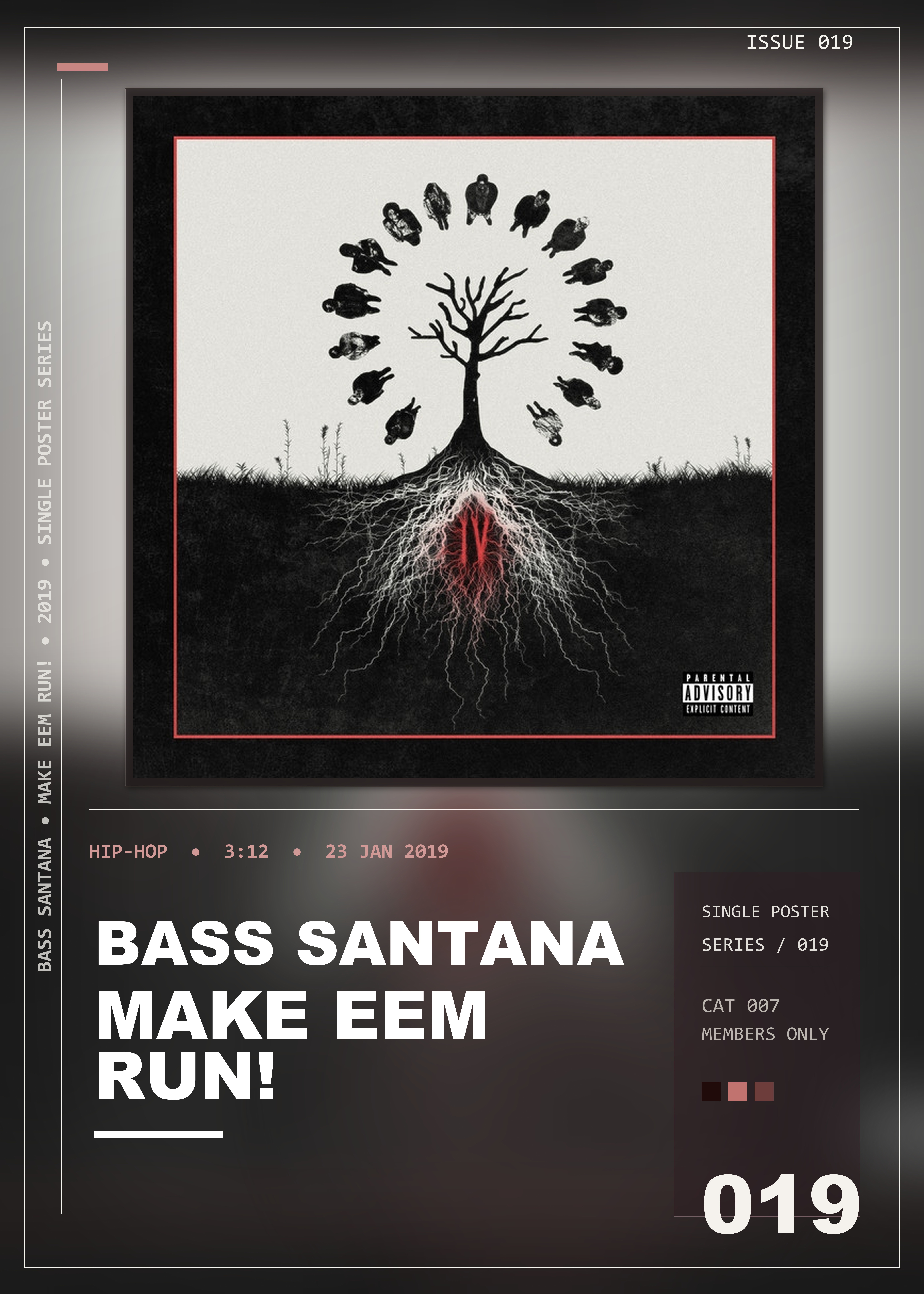Music poster: Bass Santana - Make Eem Run