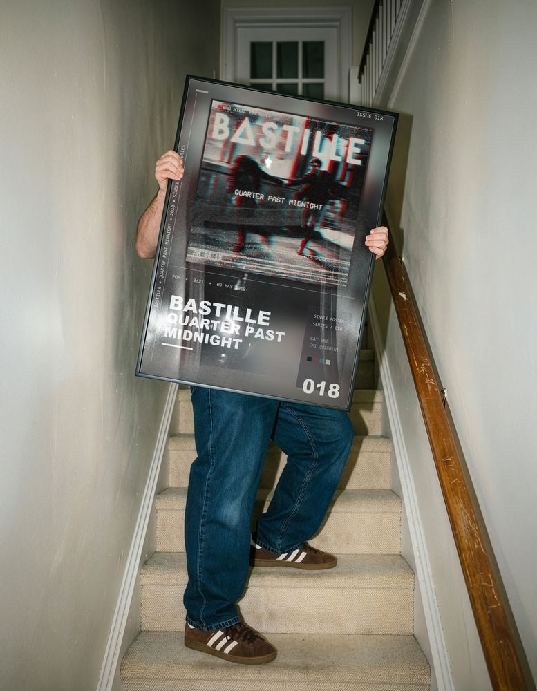 Music poster: Bastille - Quarter Past Midnight