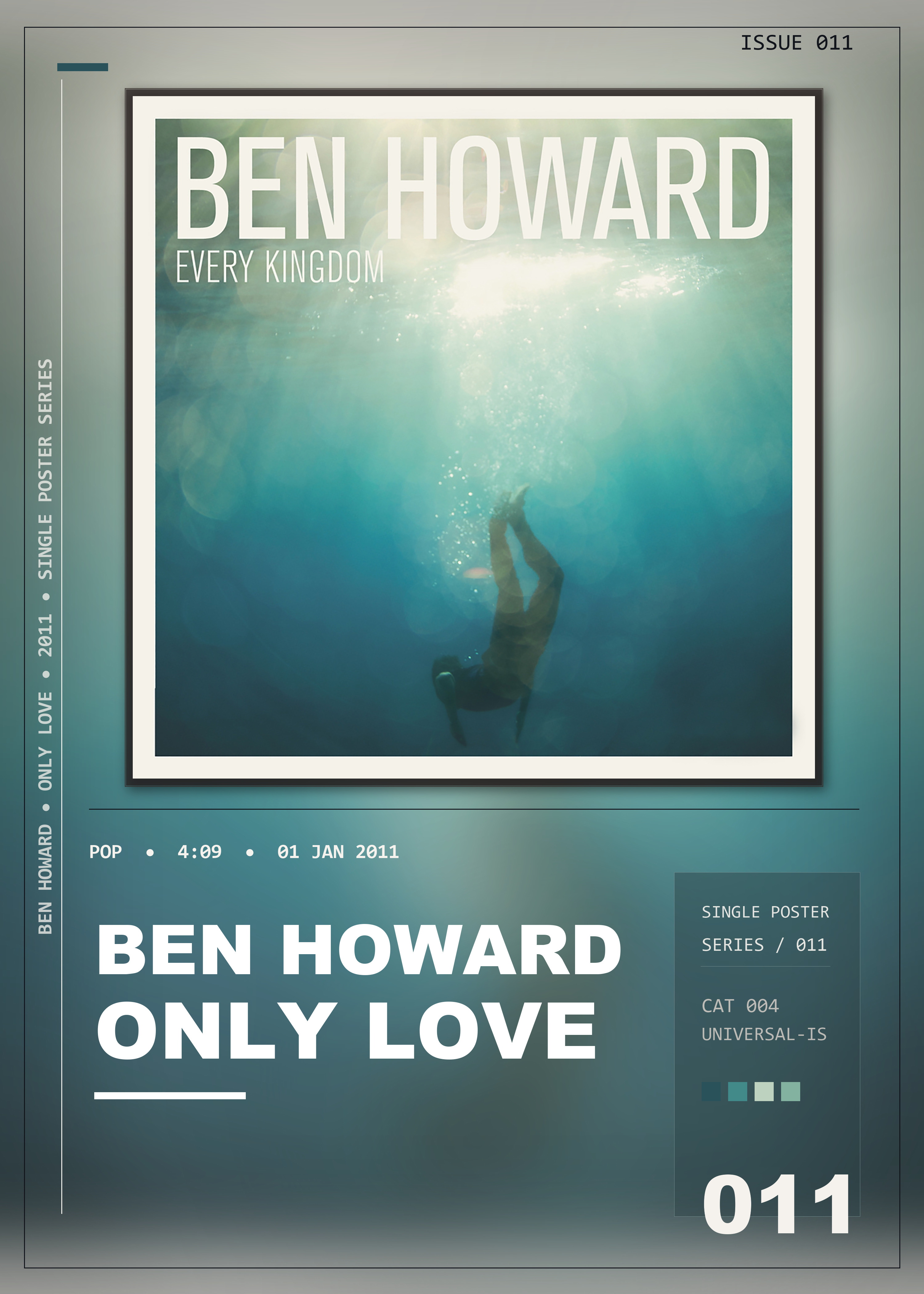 Music poster: Ben Howard - Only Love
