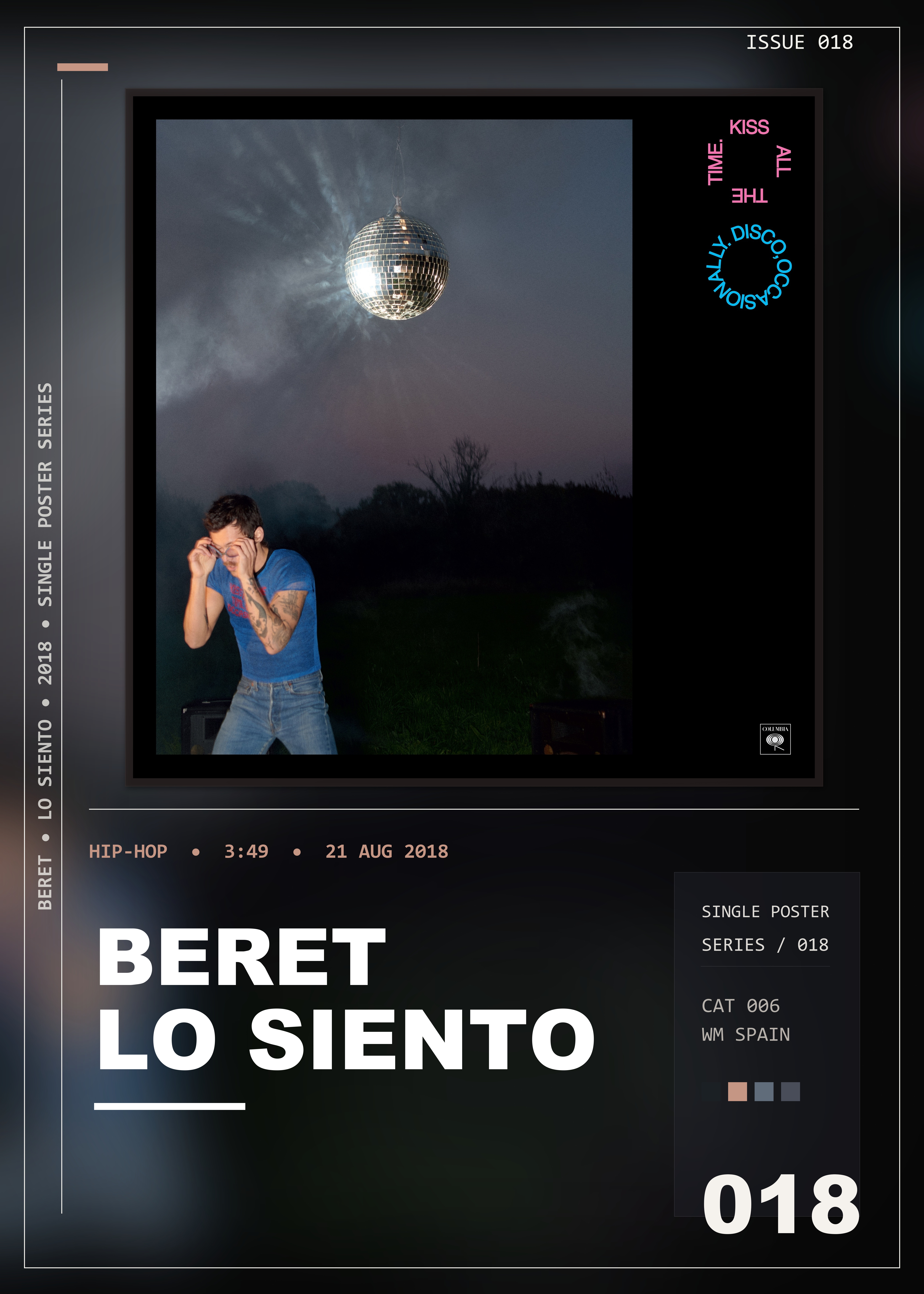 Music poster: Beret - Lo siento