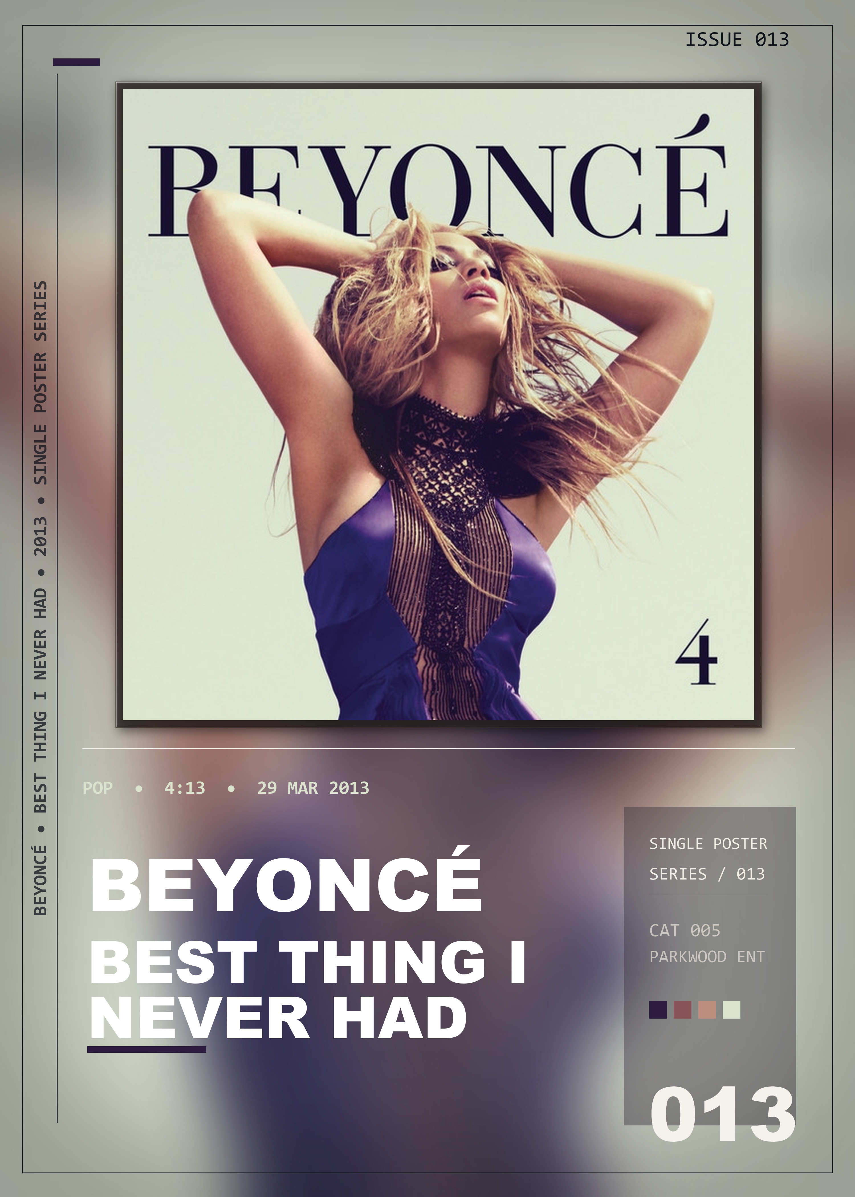 Music poster: Beyoncé - Best Thing I Never Had