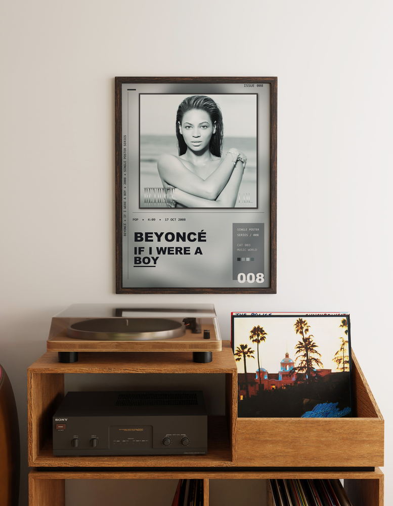 Music poster: Beyoncé - If I Were a Boy