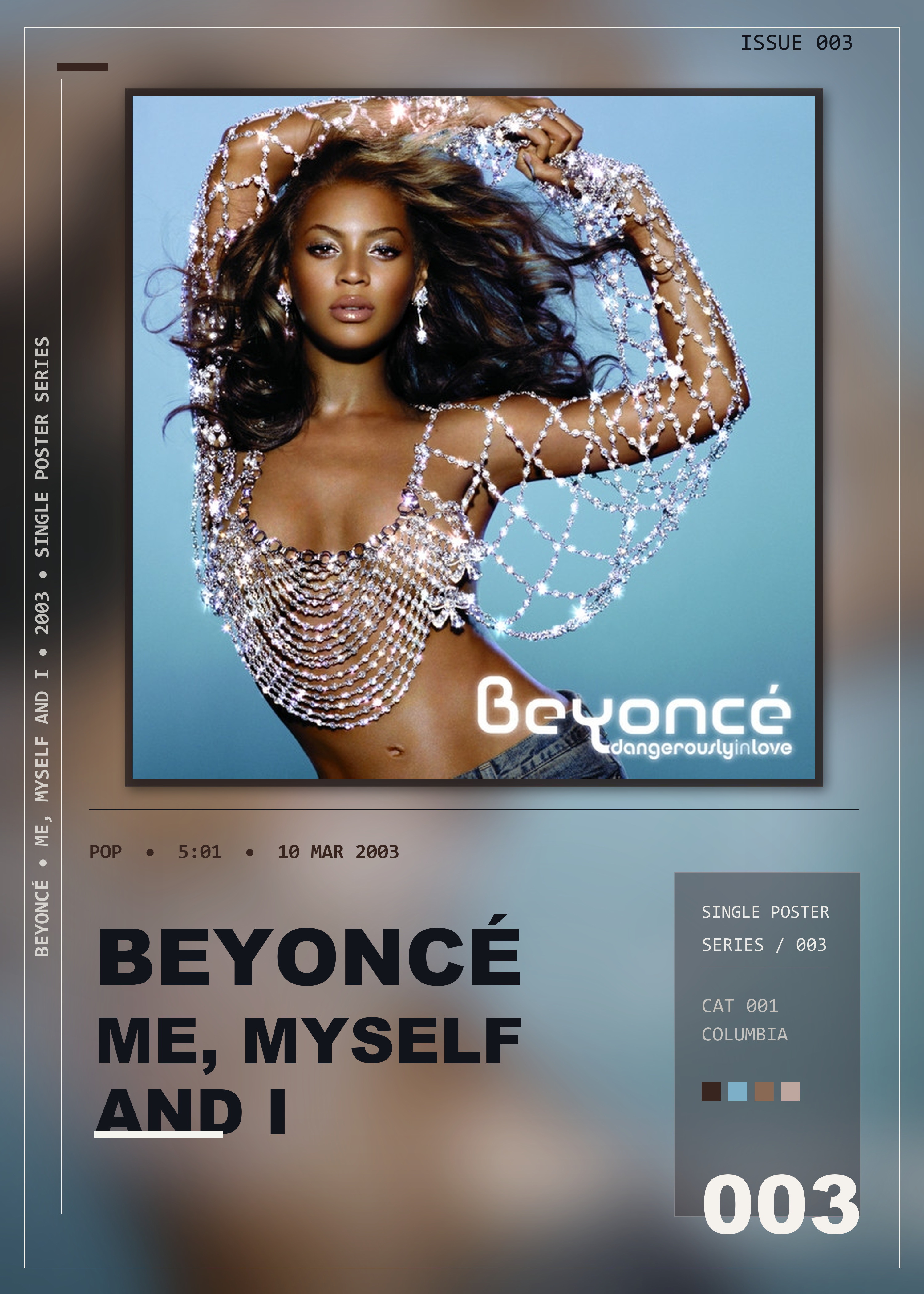 Music poster: Beyoncé - Me Myself and I