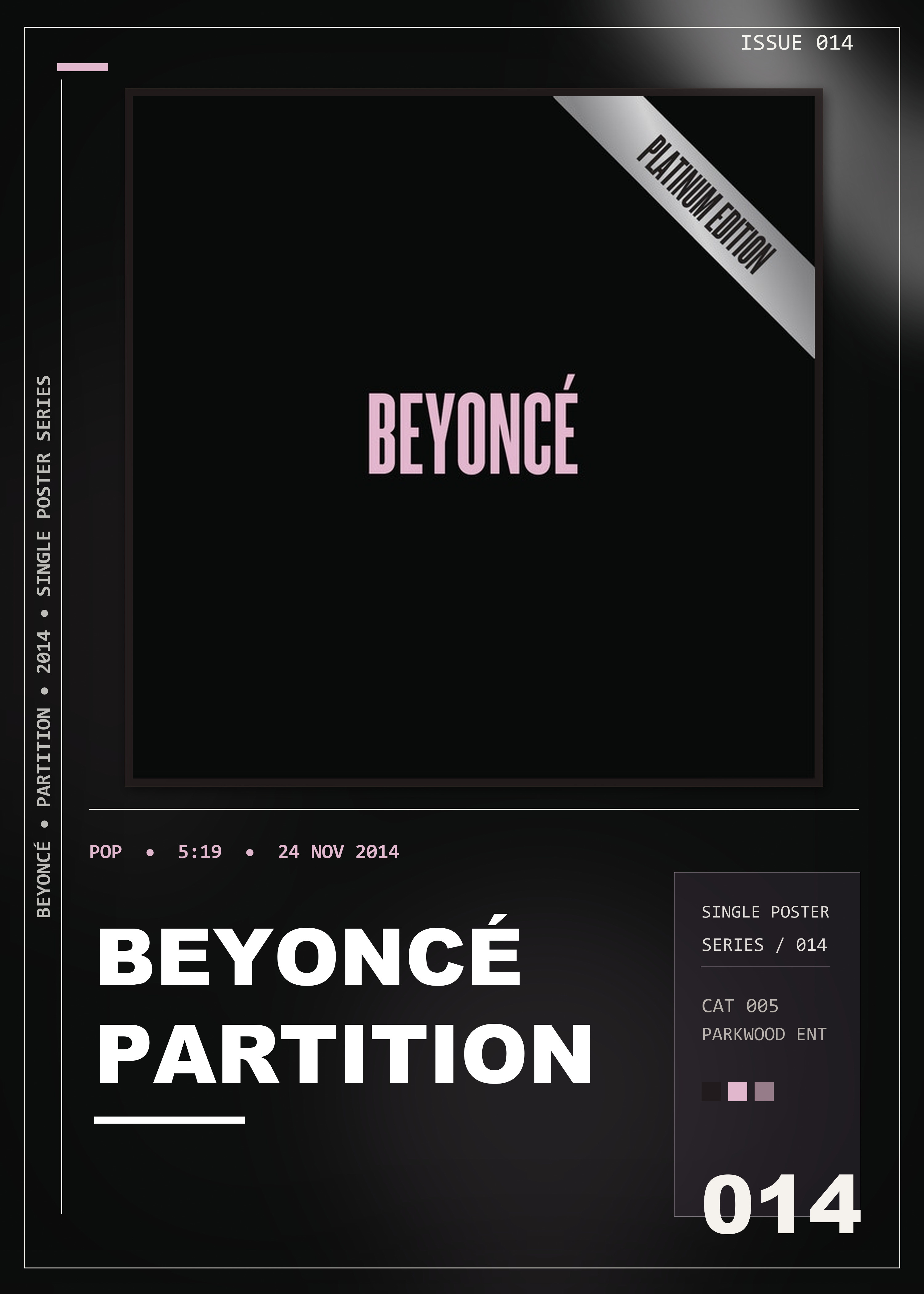 Music poster: Beyoncé - Partition