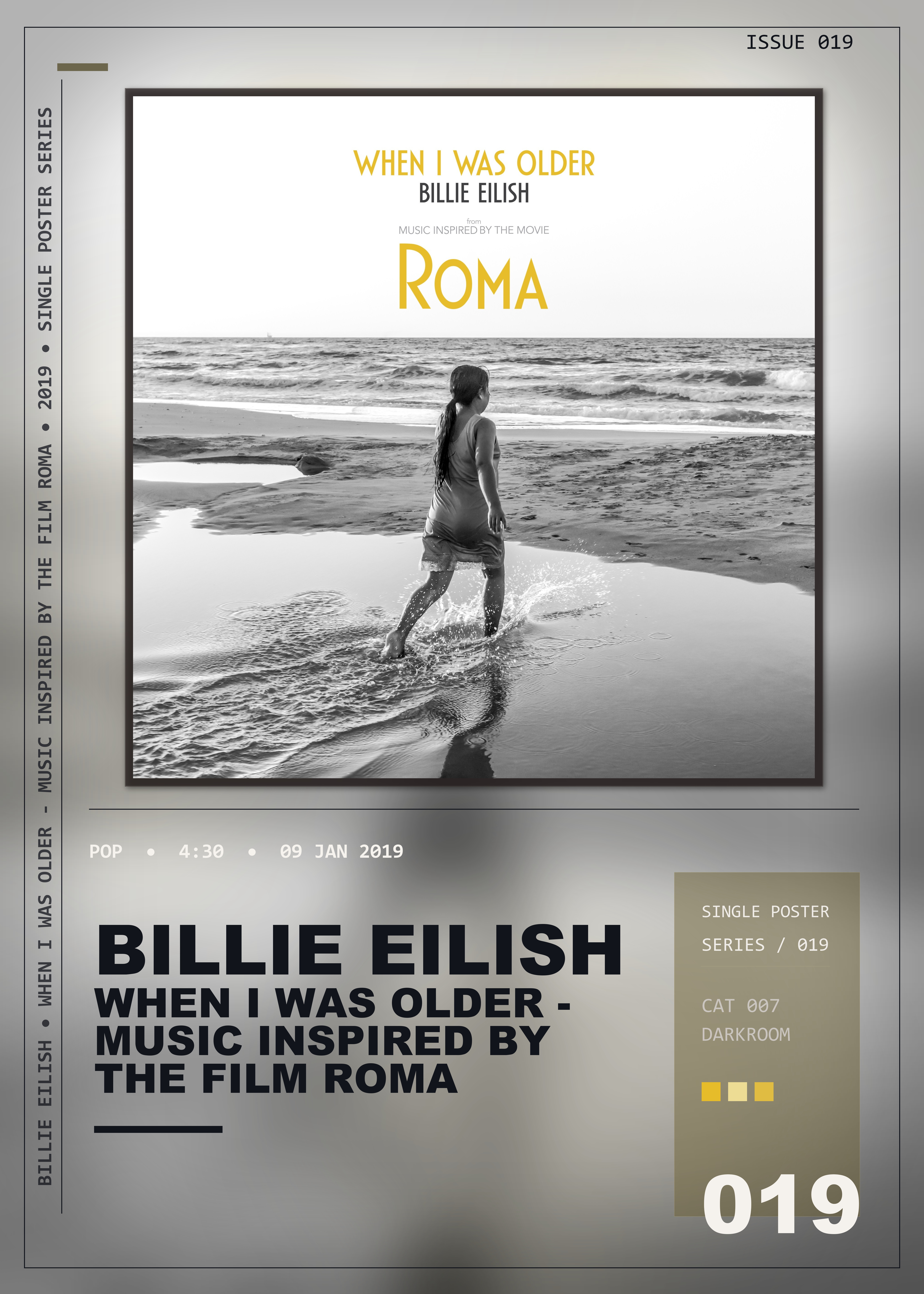 Music poster: Billie Eilish - WHEN I WAS OLDER - Music Inspired By The Film ROMA