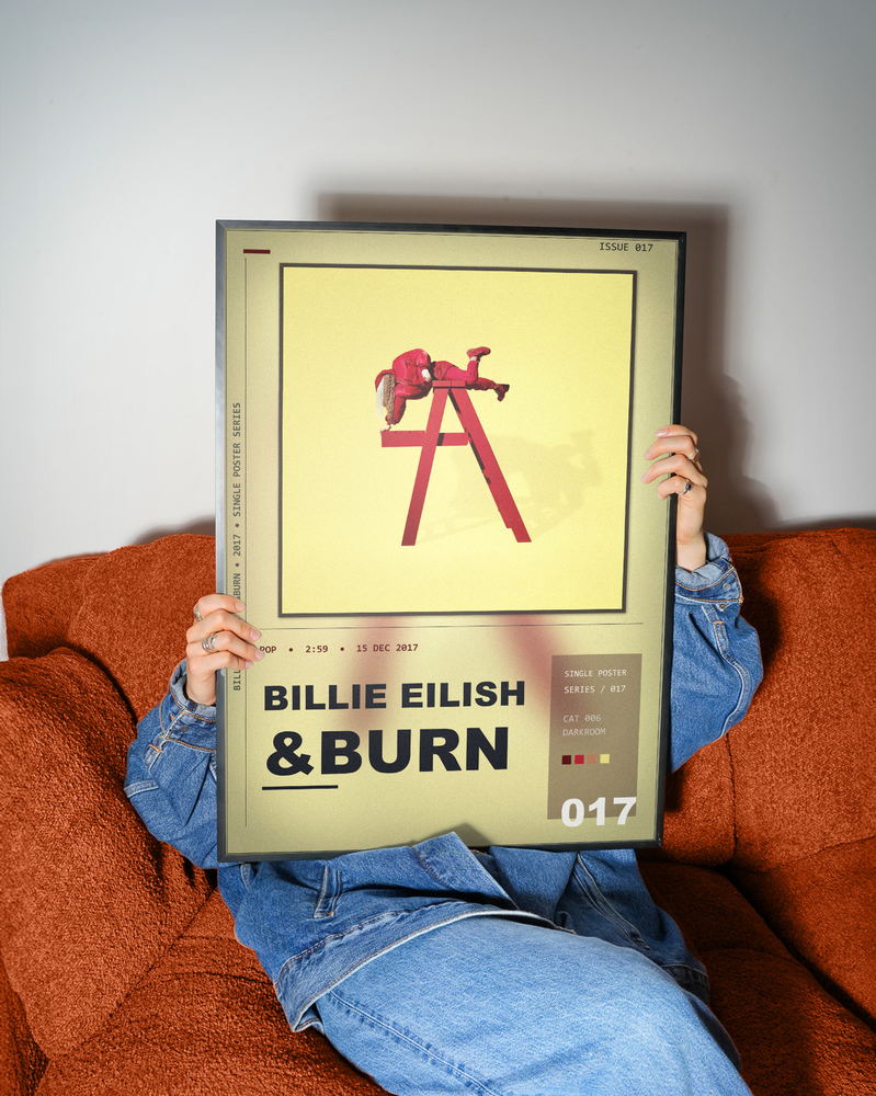 Music poster: Billie Eilish - burn with Vince Staples
