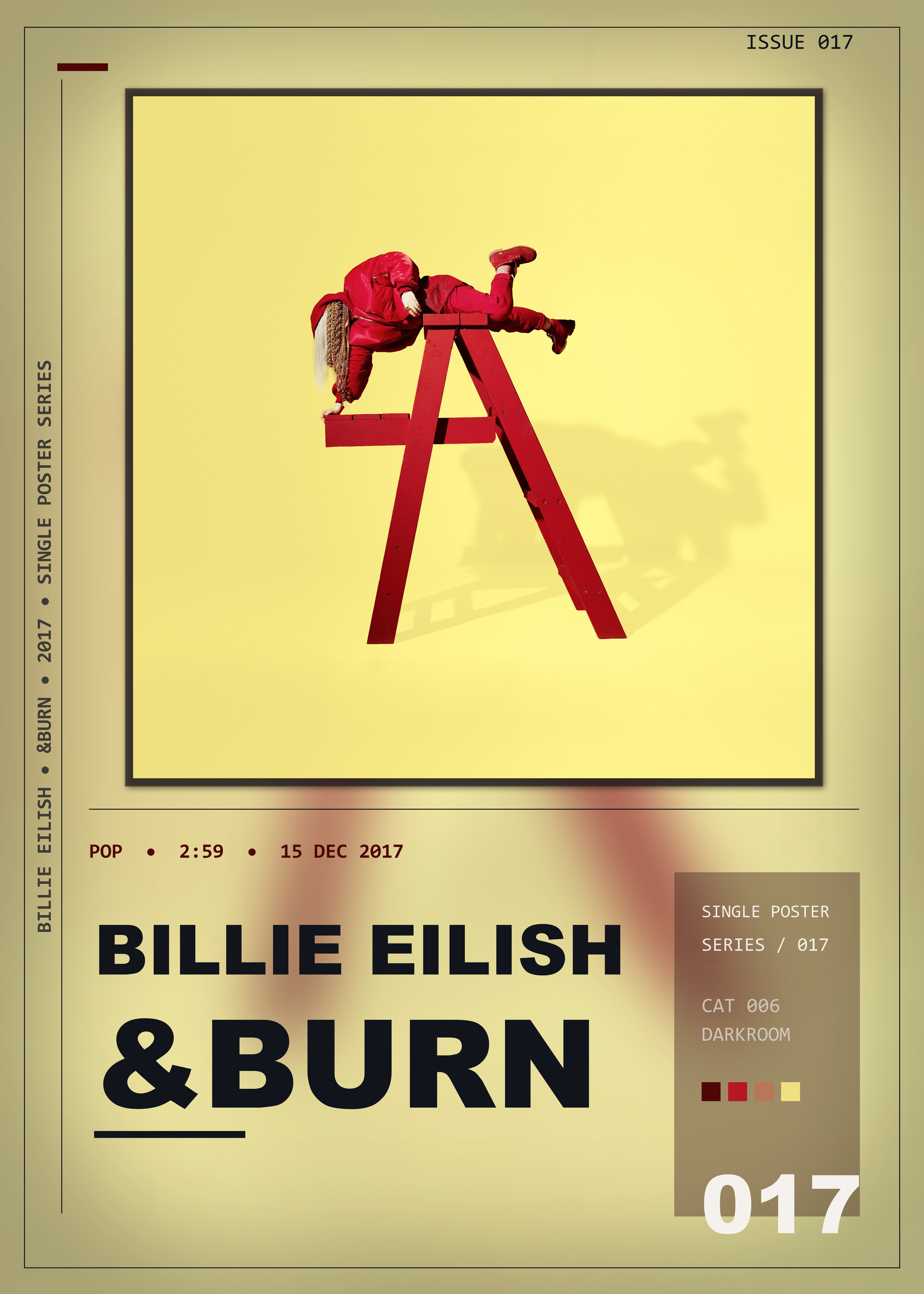 Music poster: Billie Eilish - burn with Vince Staples