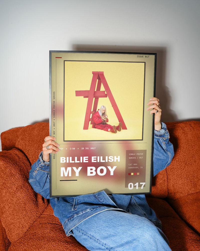 Music poster: Billie Eilish - my boy