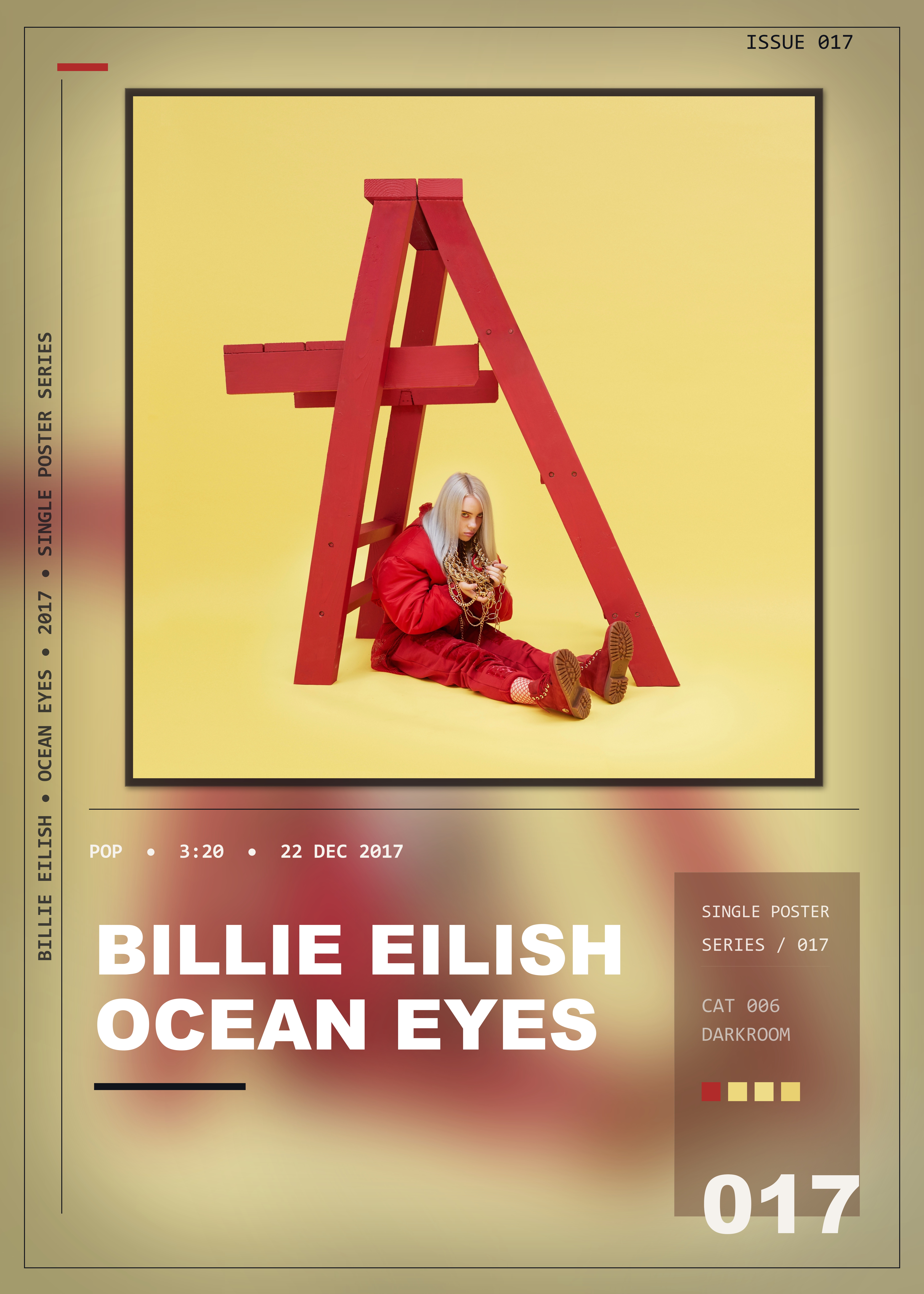 Music poster: Billie Eilish - ocean eyes