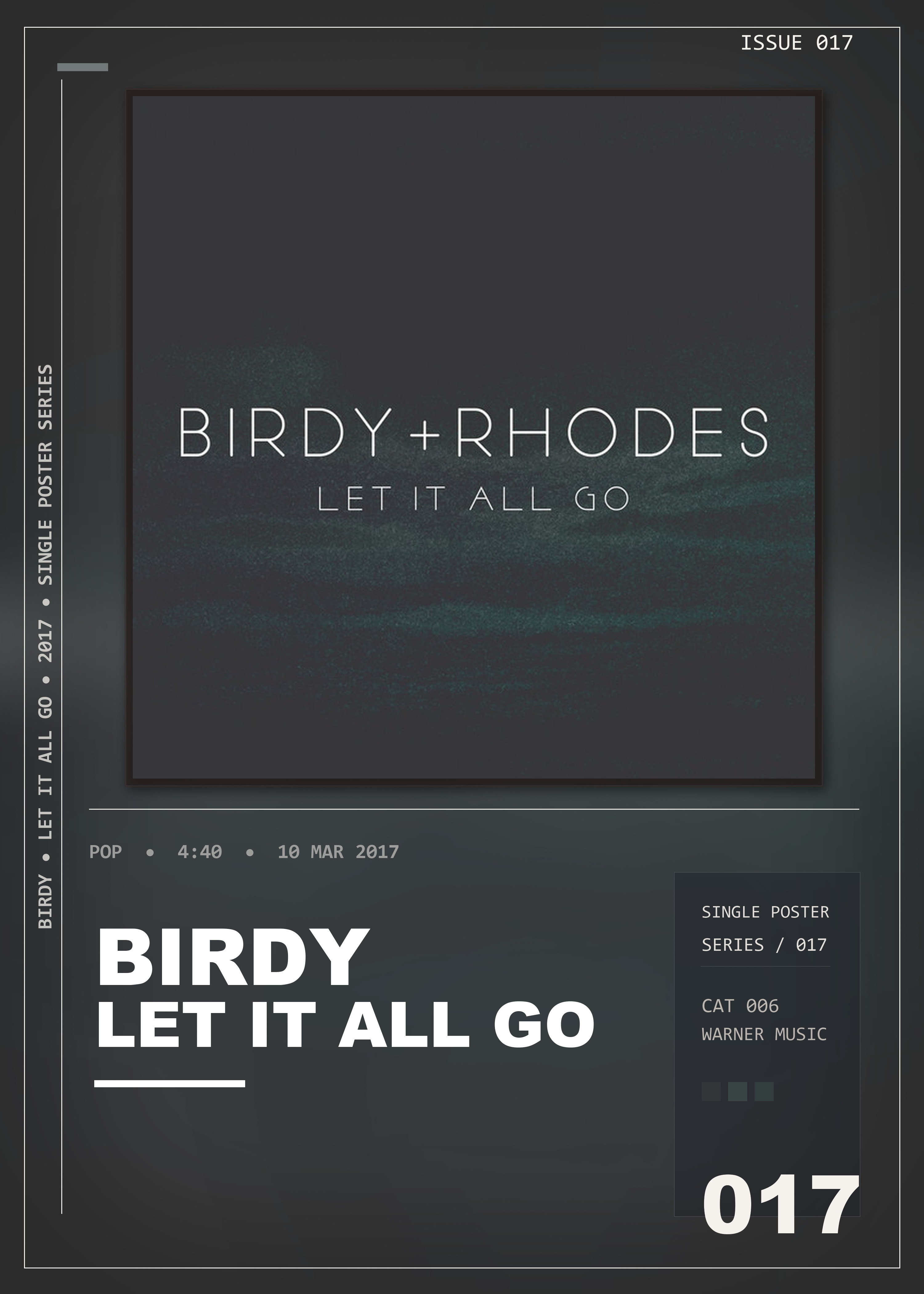 Music poster: Birdy - Let It All Go
