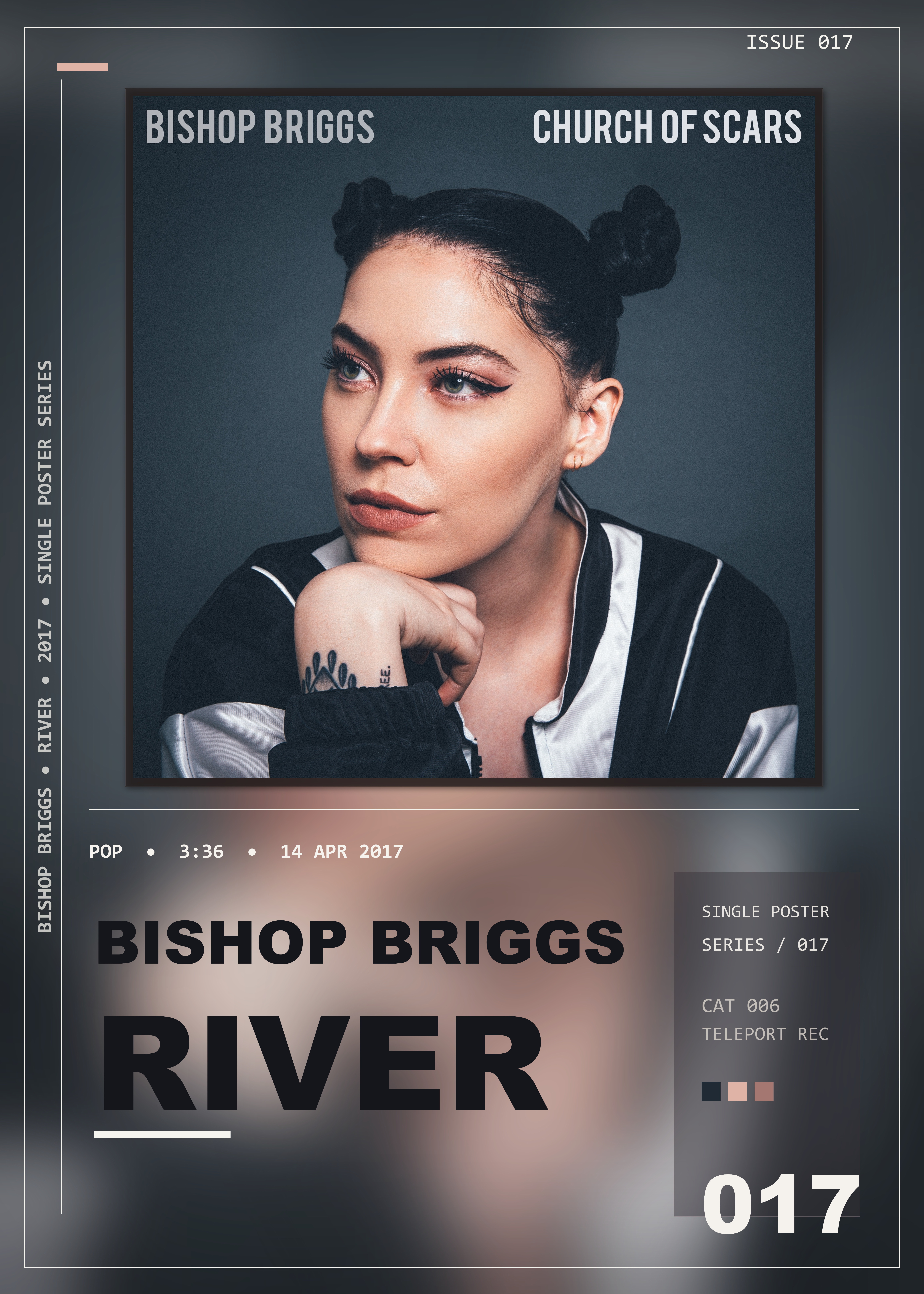 Music poster: Bishop Briggs - River