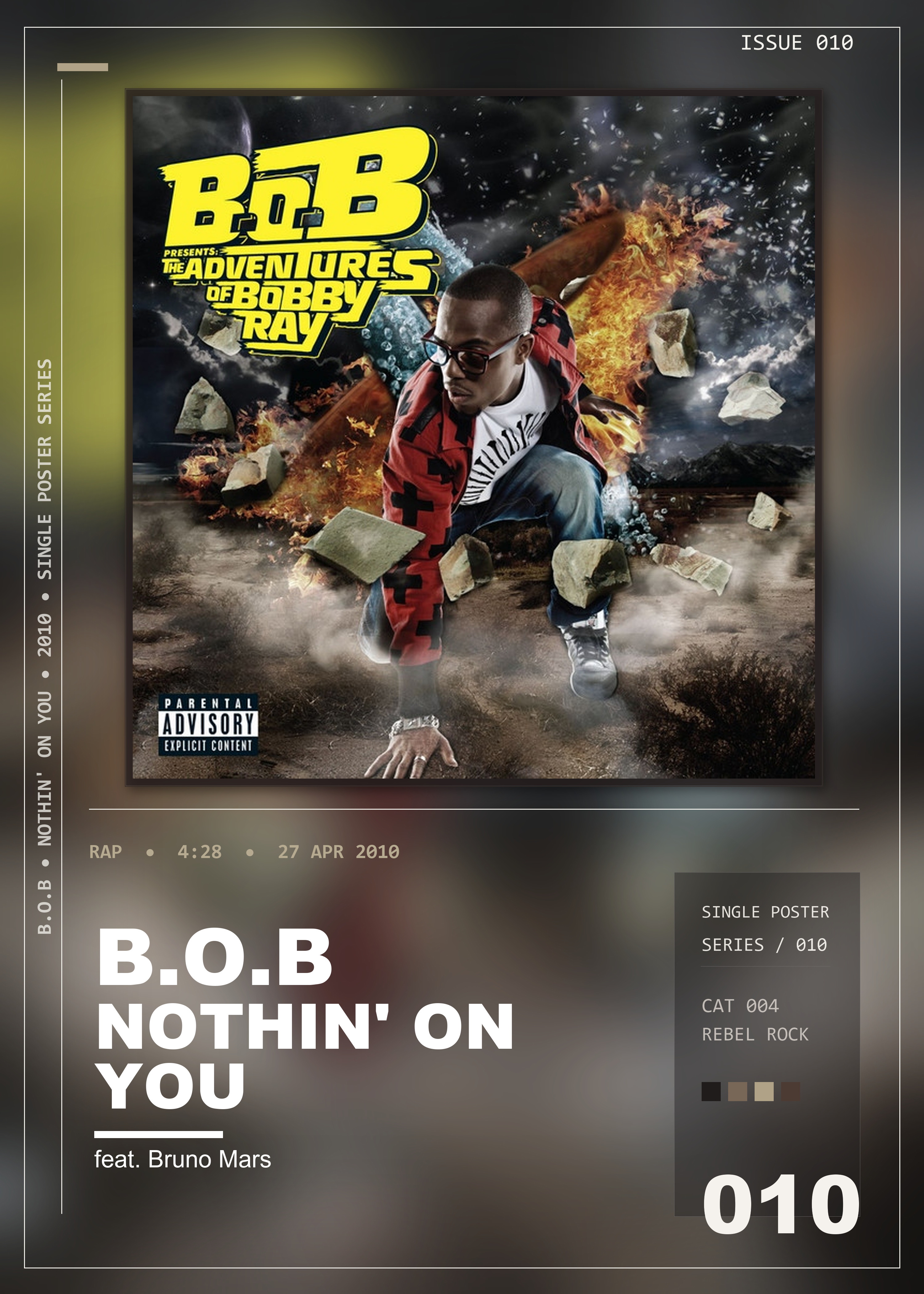 Music poster: BoB - Nothin on You feat Bruno Mars