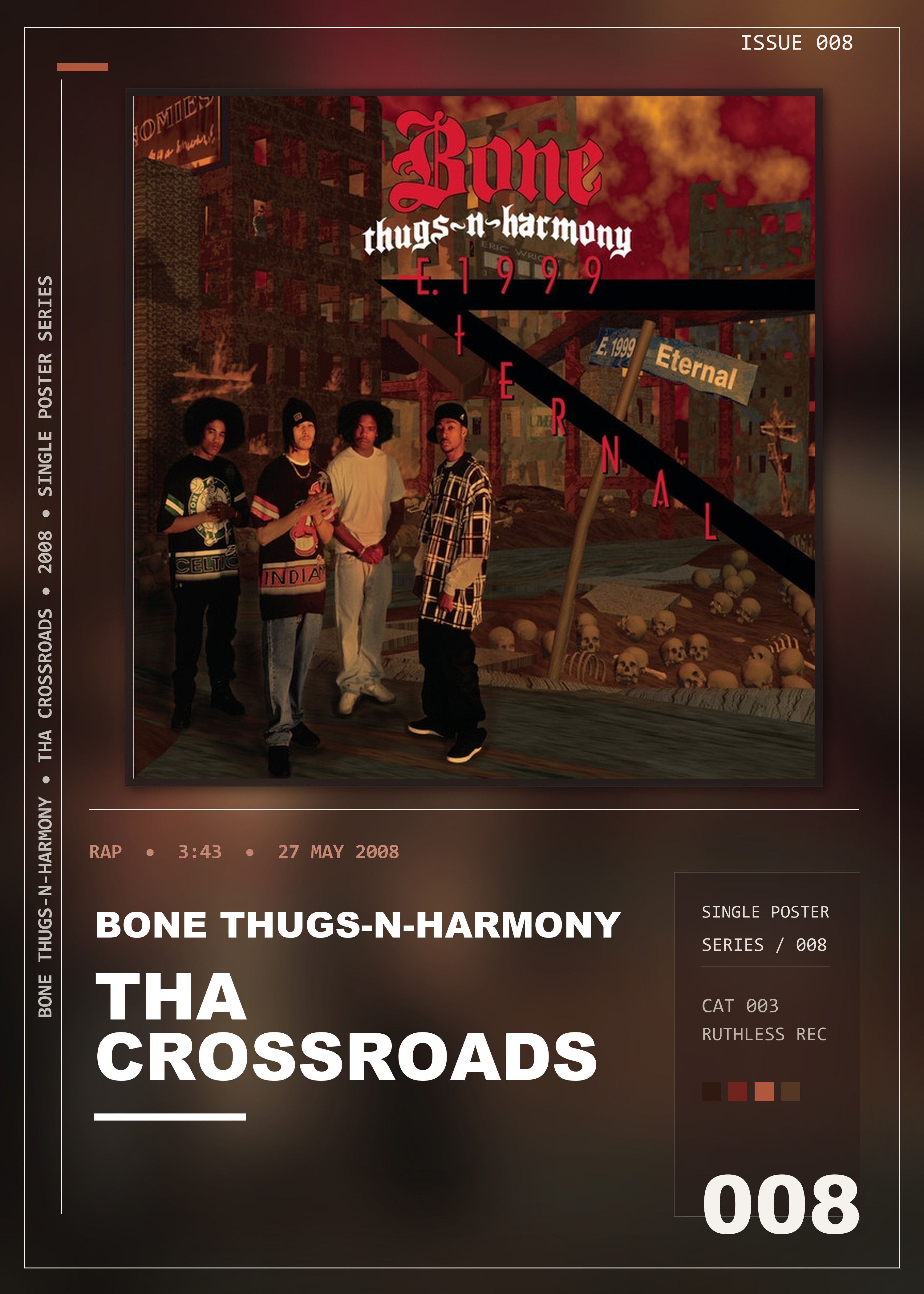 Music poster: Bone Thugs-N-Harmony - Tha Crossroads