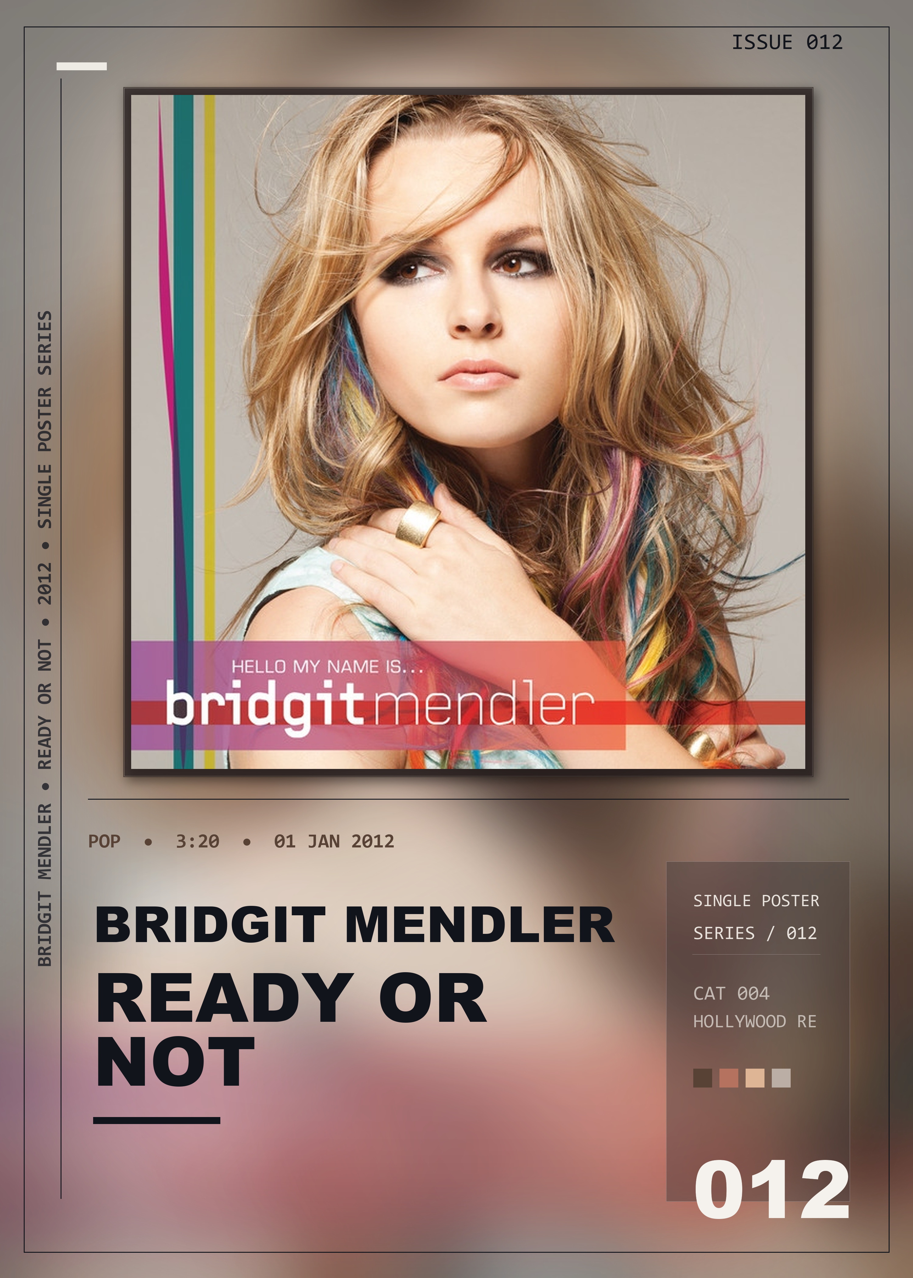 Music poster: Bridgit Mendler - Ready or Not
