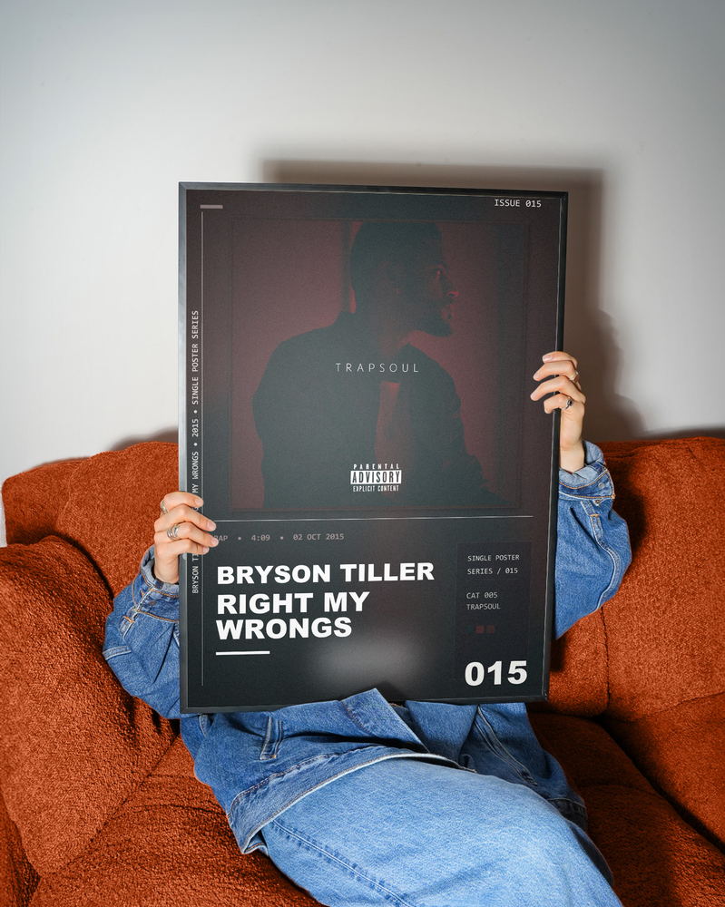 Music poster: Bryson Tiller - Right My Wrongs