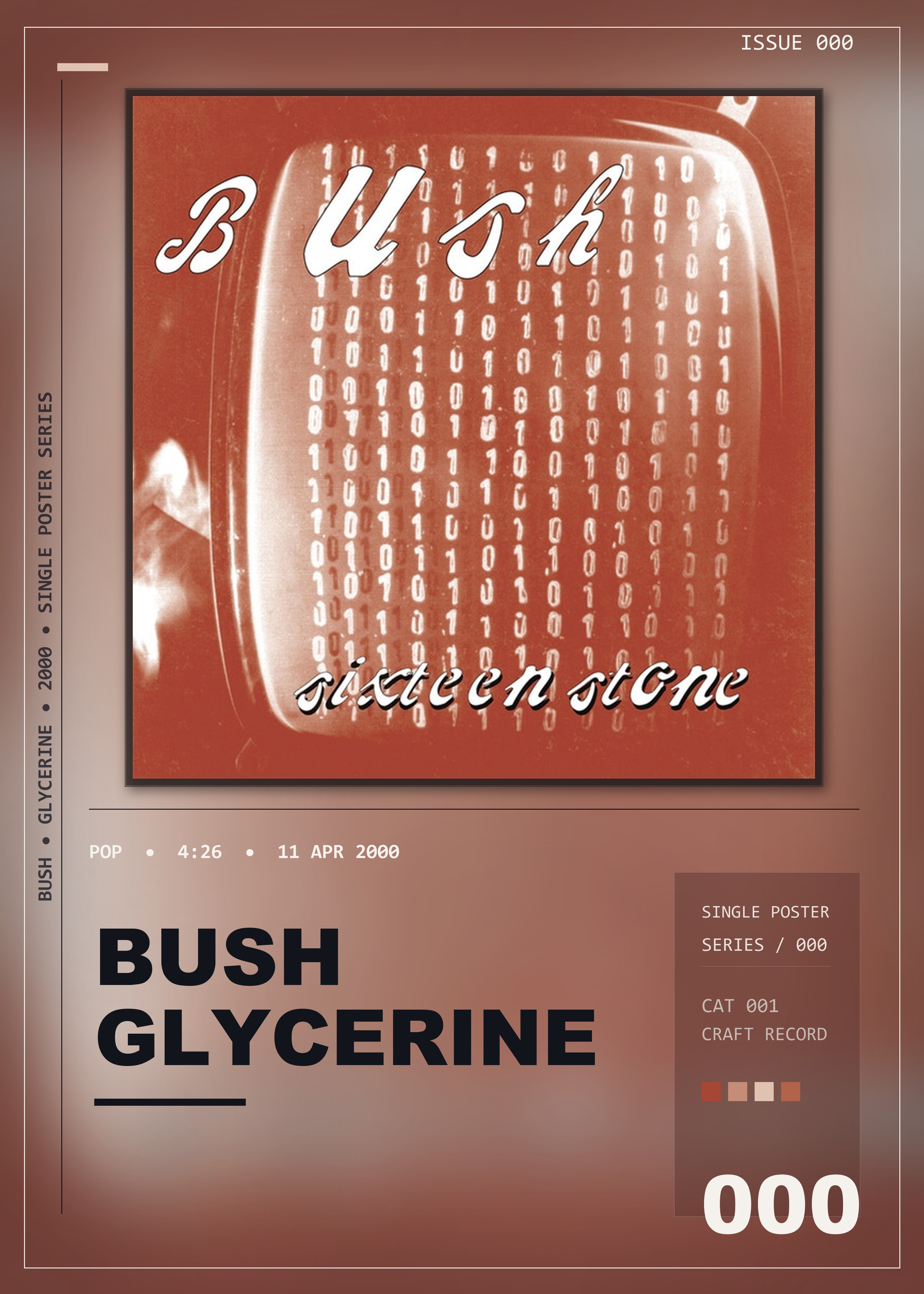 Music poster: Bush - Glycerine