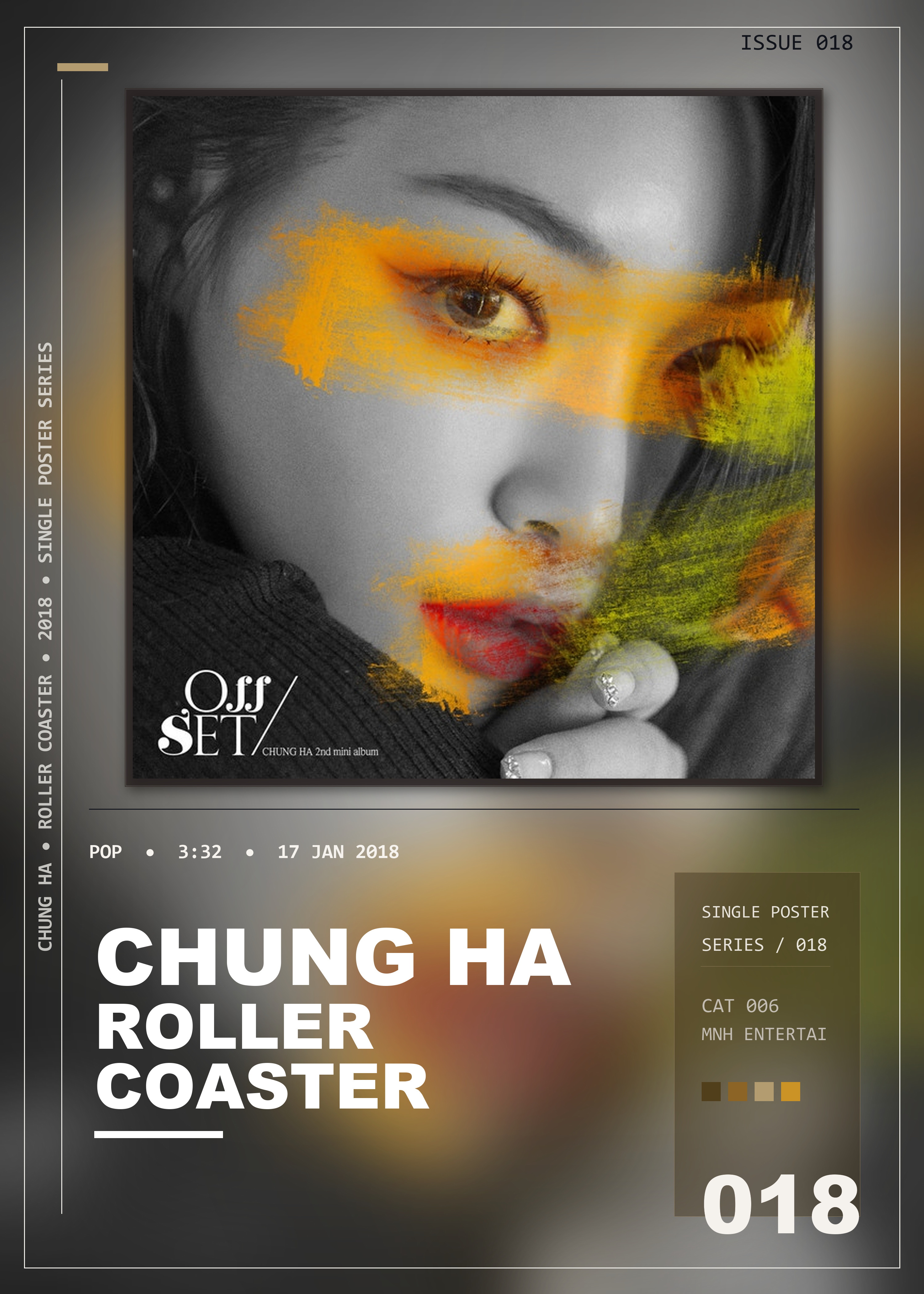 Music poster: CHUNG HA - Roller Coaster