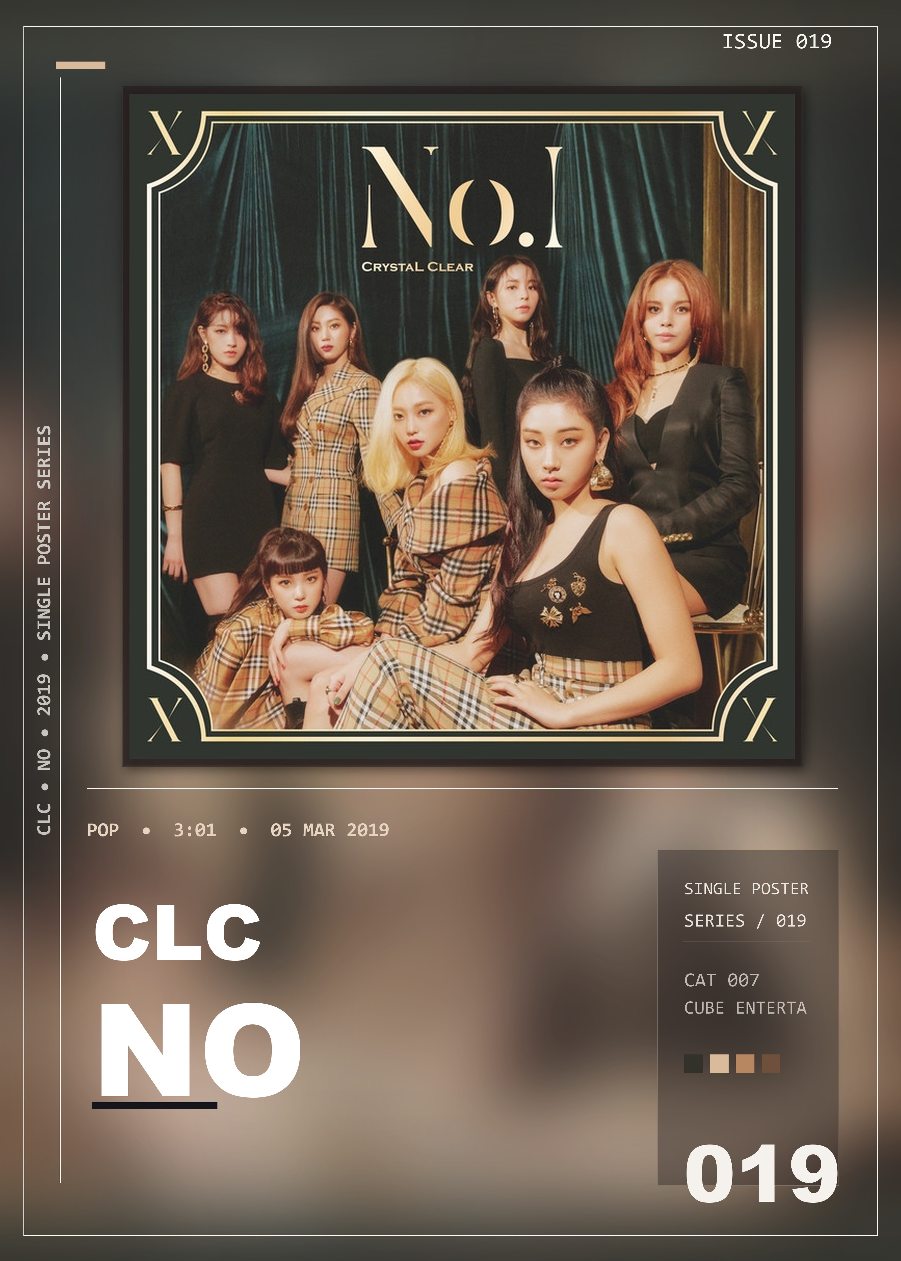 Music poster: CLC - No