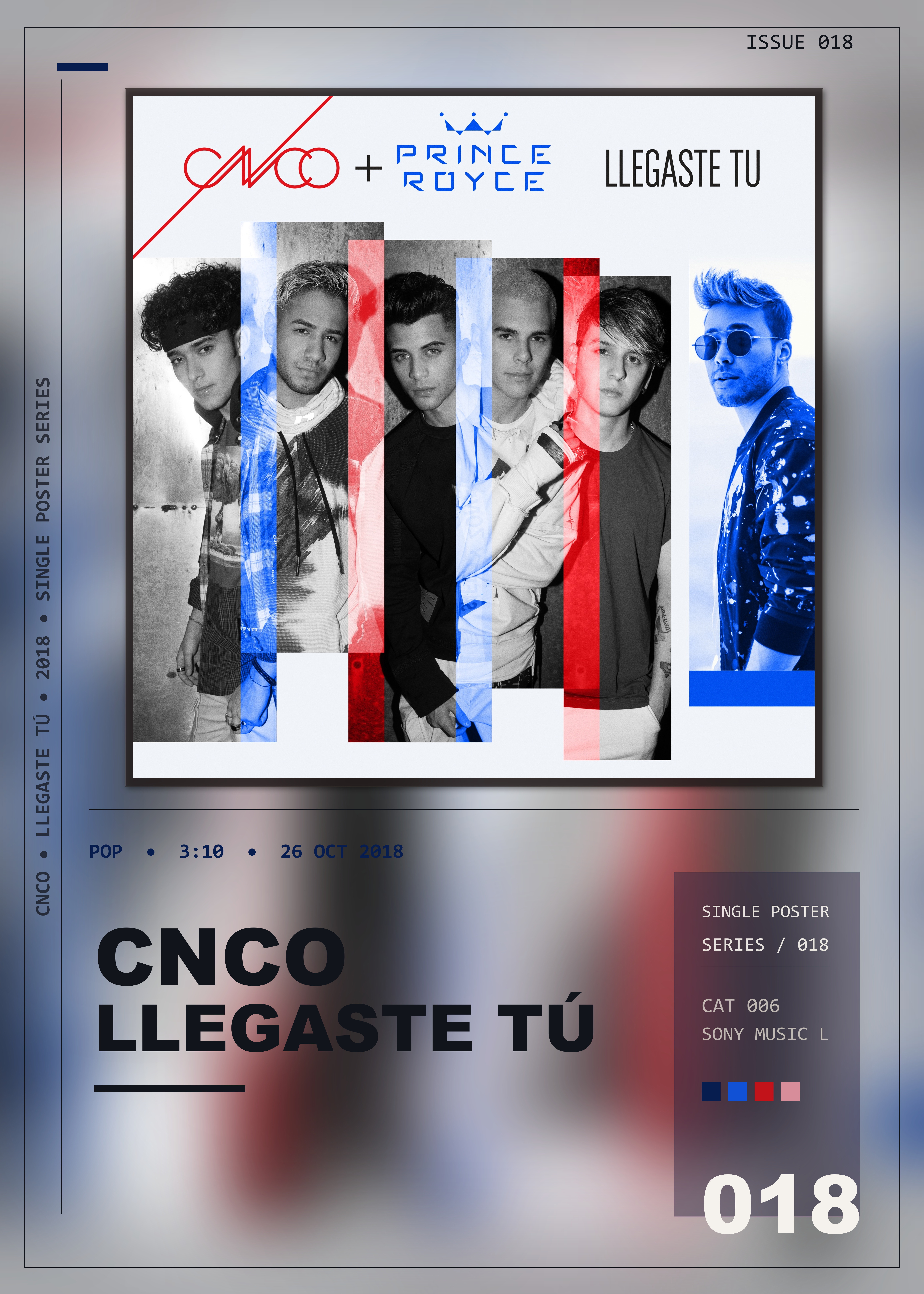 Music poster: CNCO - Llegaste Tú