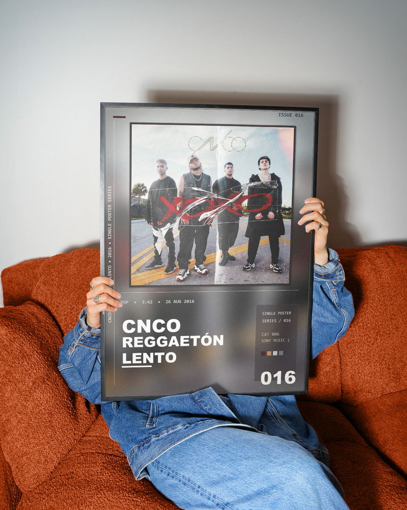 Music poster: CNCO - Reggaetón Lento Bailemos