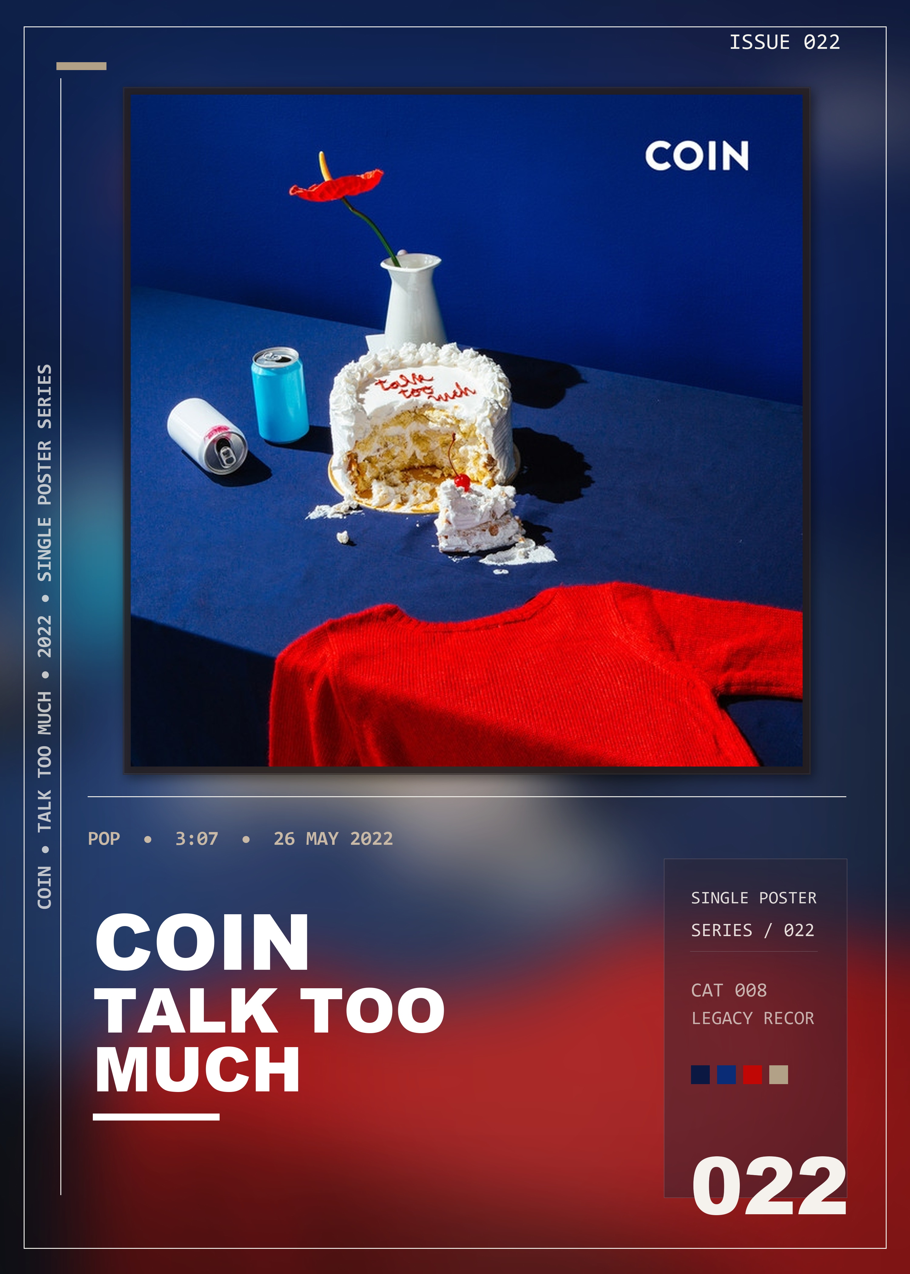 Music poster: COIN - Talk Too Much