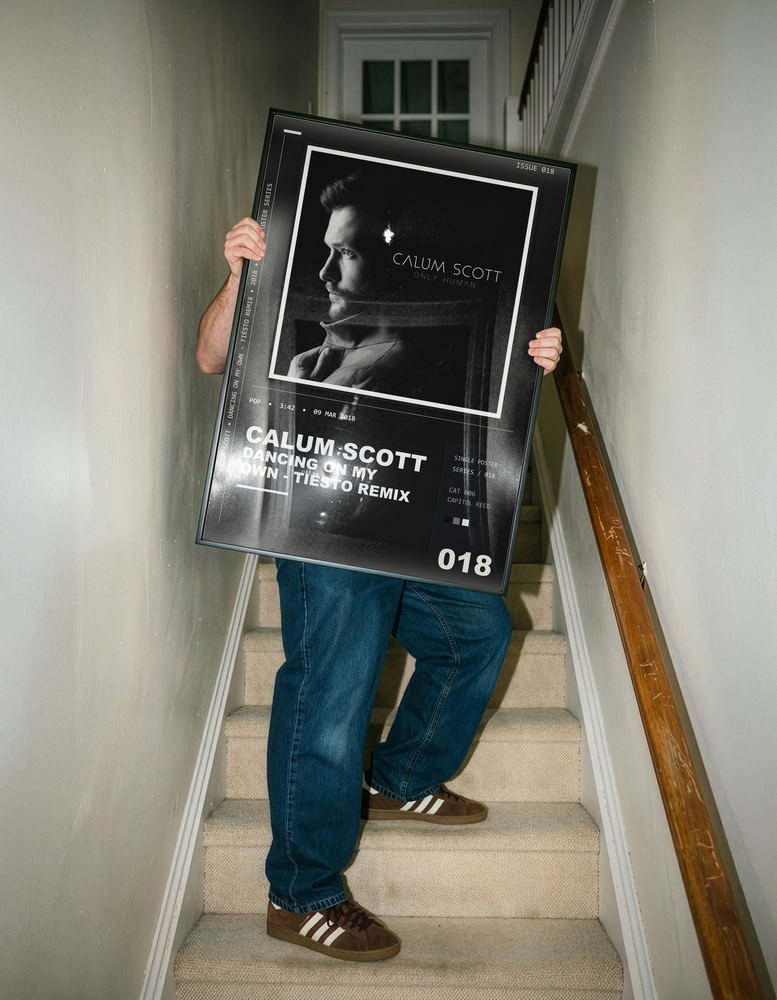 Music poster: Calum Scott - Dancing On My Own - Tiësto Remix