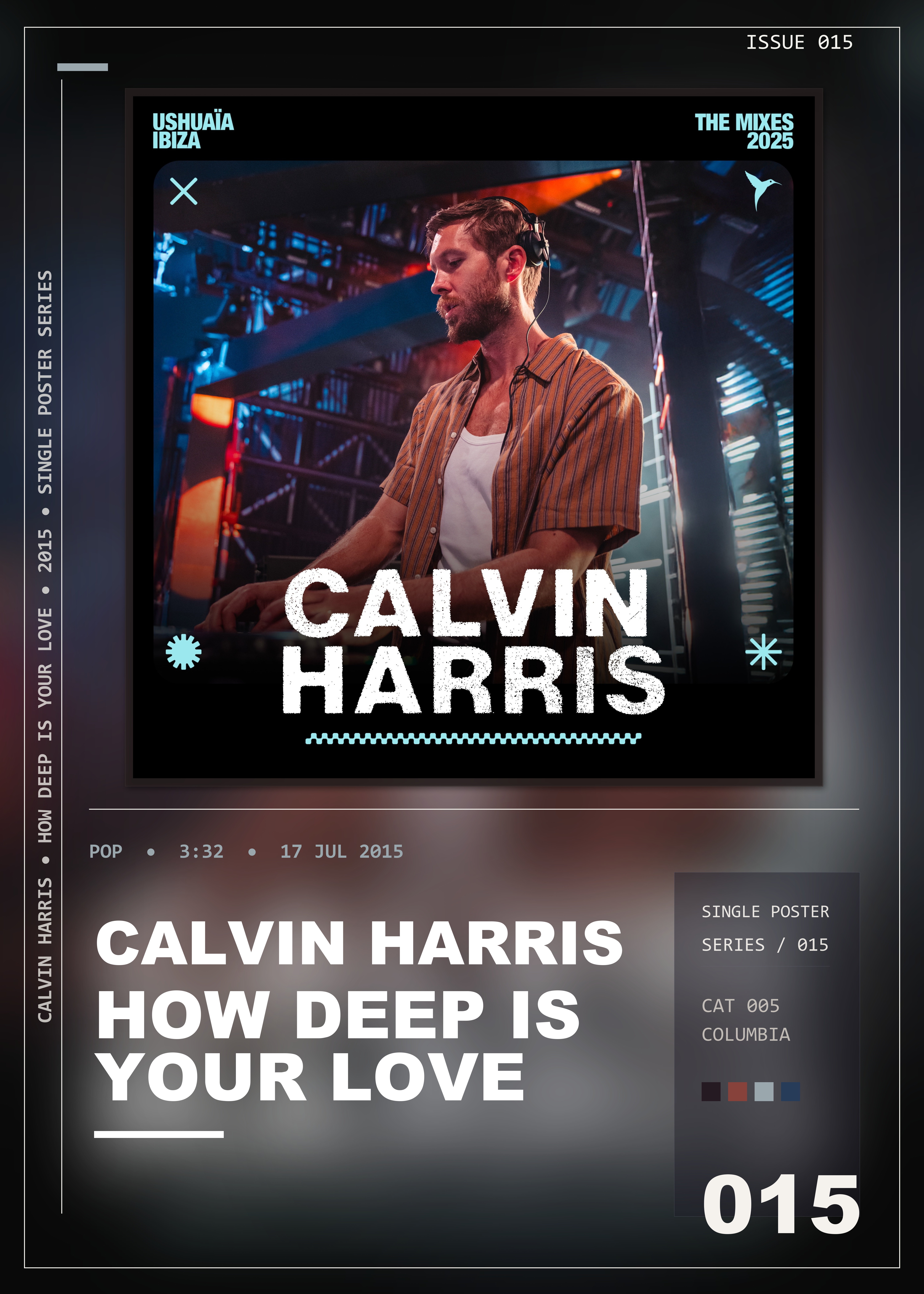 Music poster: Calvin Harris - How Deep Is Your Love
