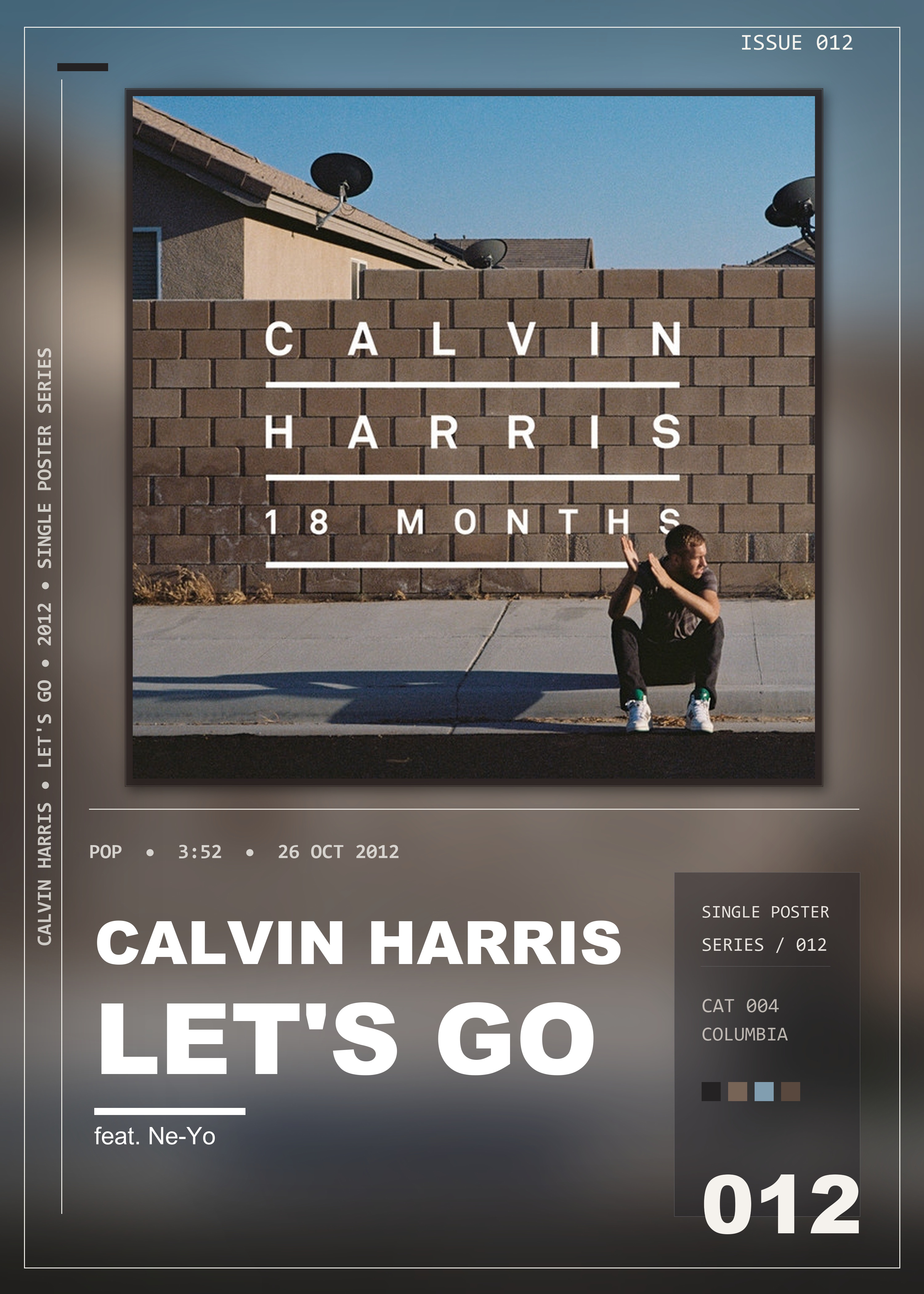 Music poster: Calvin Harris - Lets Go feat Ne-Yo