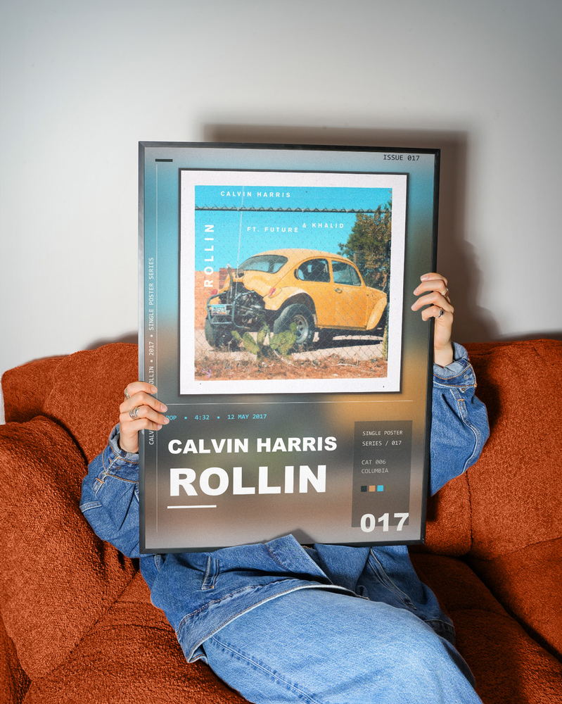 Music poster: Calvin Harris - Rollin