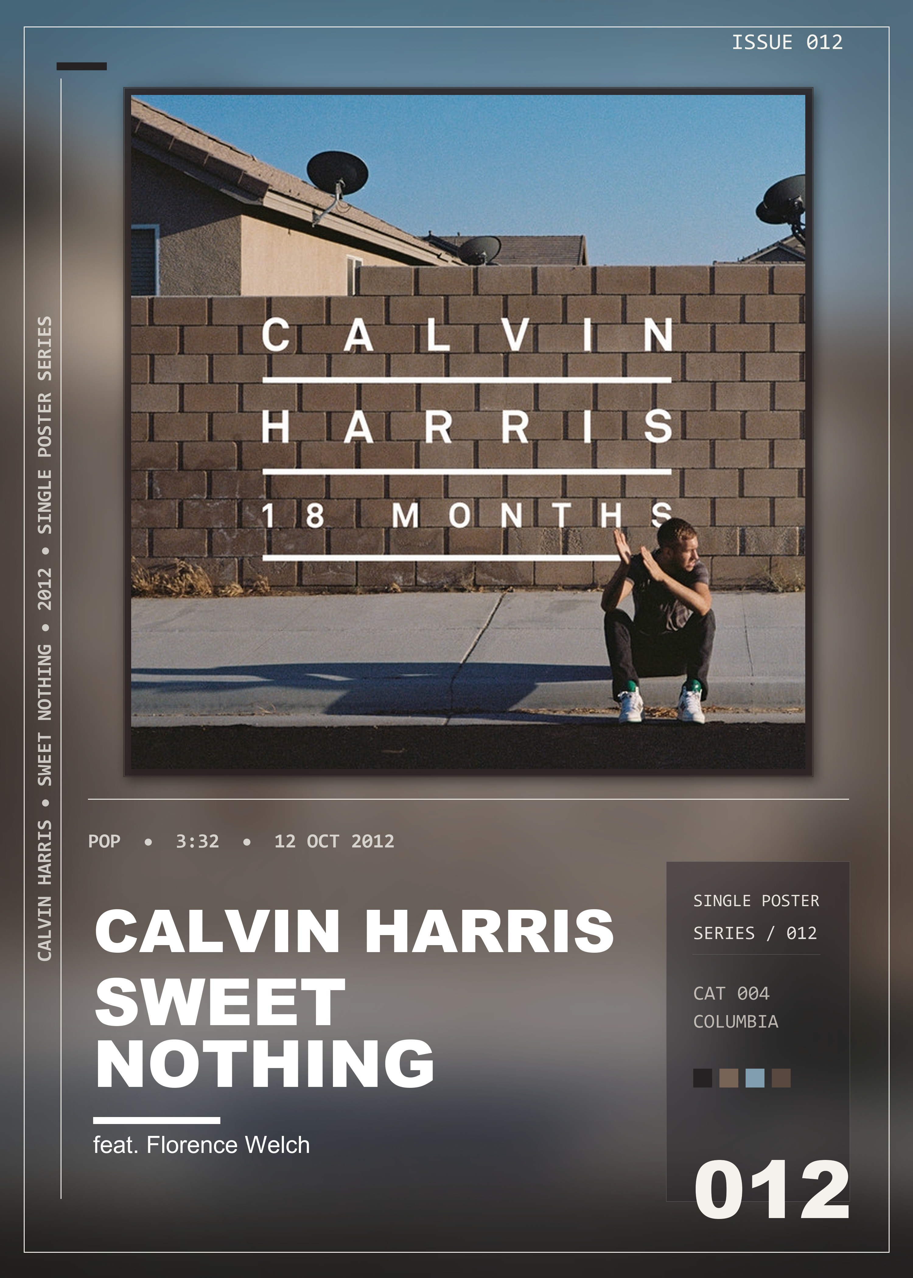Music poster: Calvin Harris - Sweet Nothing feat Florence Welch