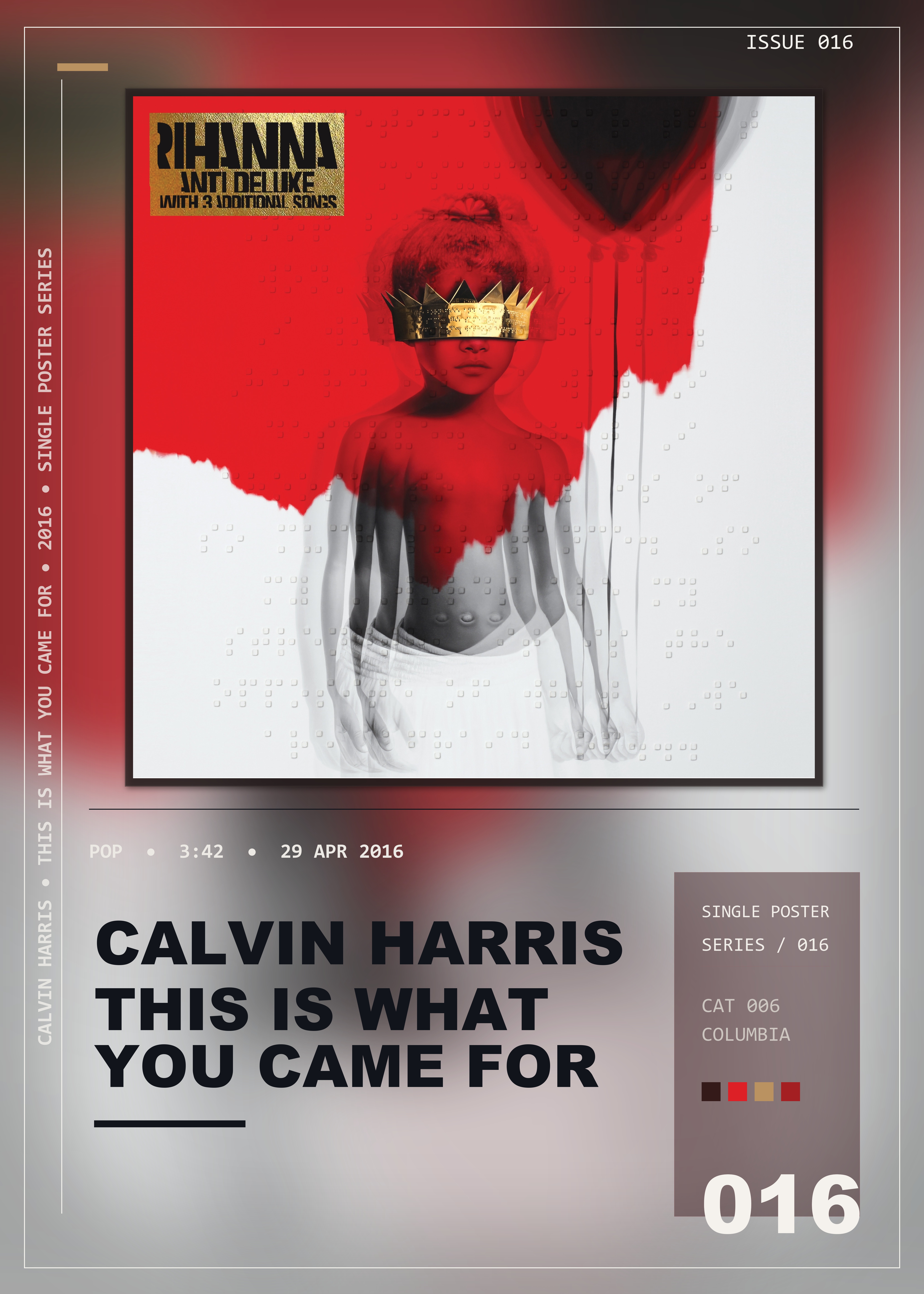 Music poster: Calvin Harris - This Is What You Came For