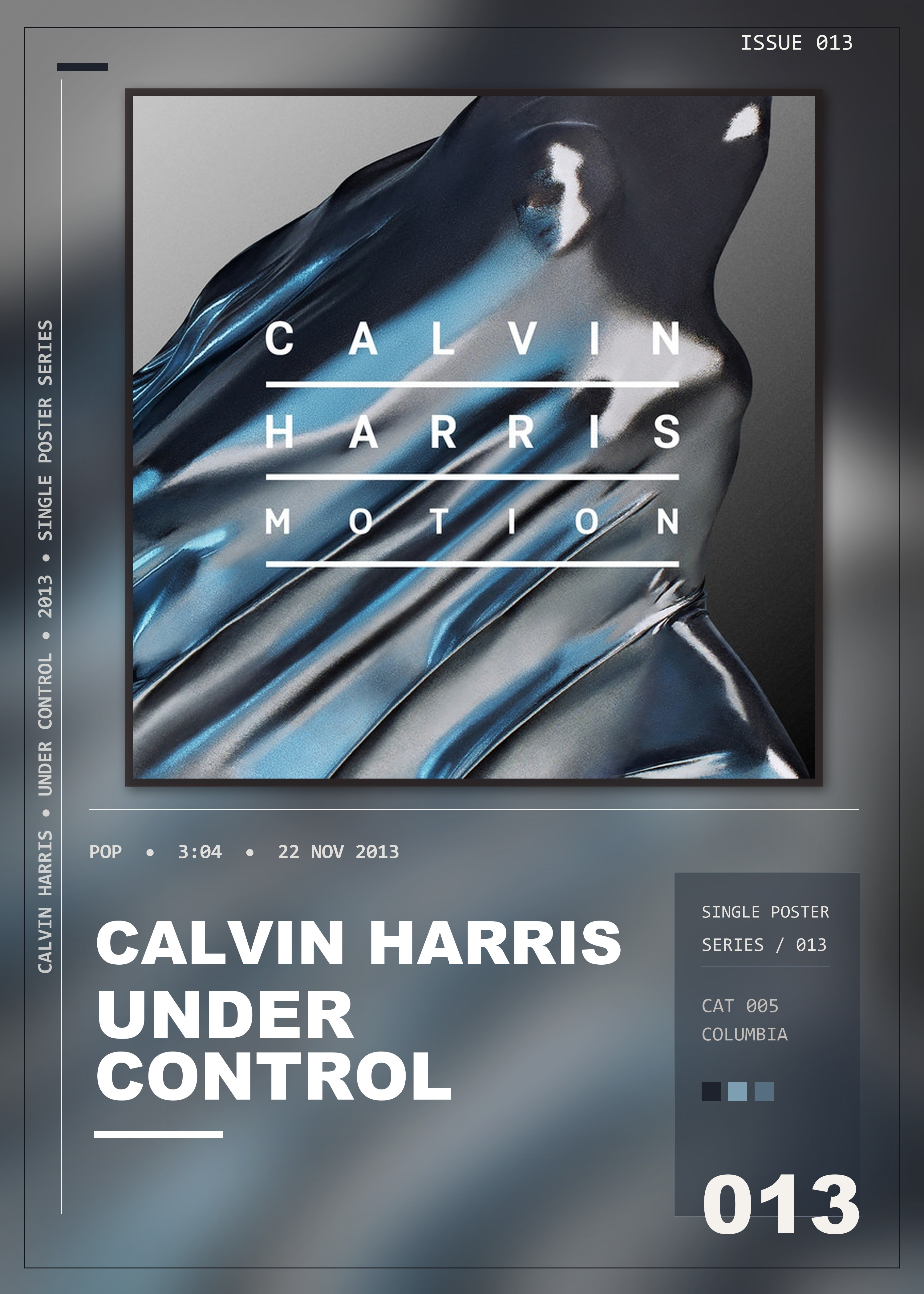 Music poster: Calvin Harris - Under Control